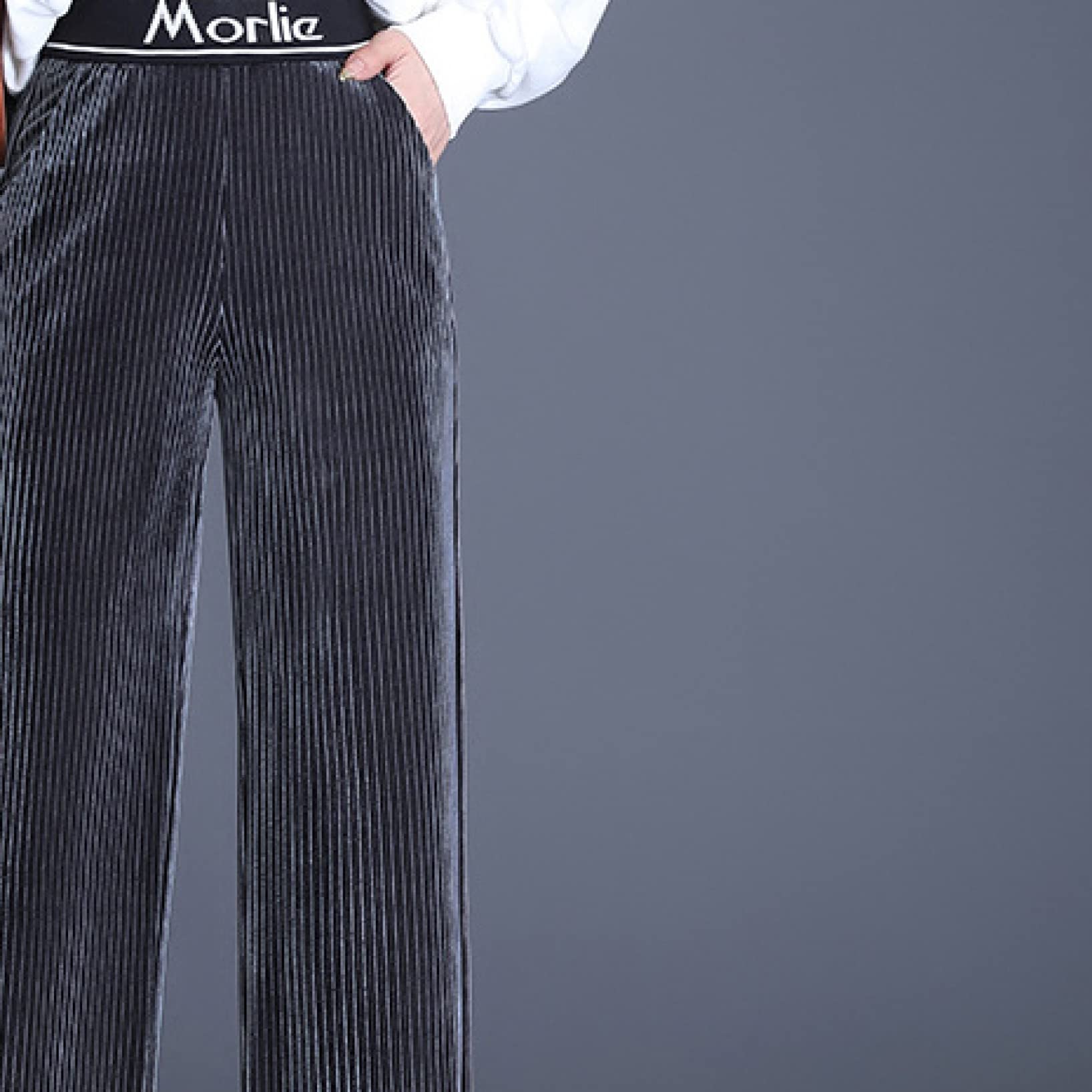 Women's High Waisted Wide Leg Sweatpants - Tummy Control Stretch Dress Pants for Work & Casual Wear | Comfortable Lounge Pants for All Seasons | Perfect for Office, Yoga, Travel & Home Relaxation