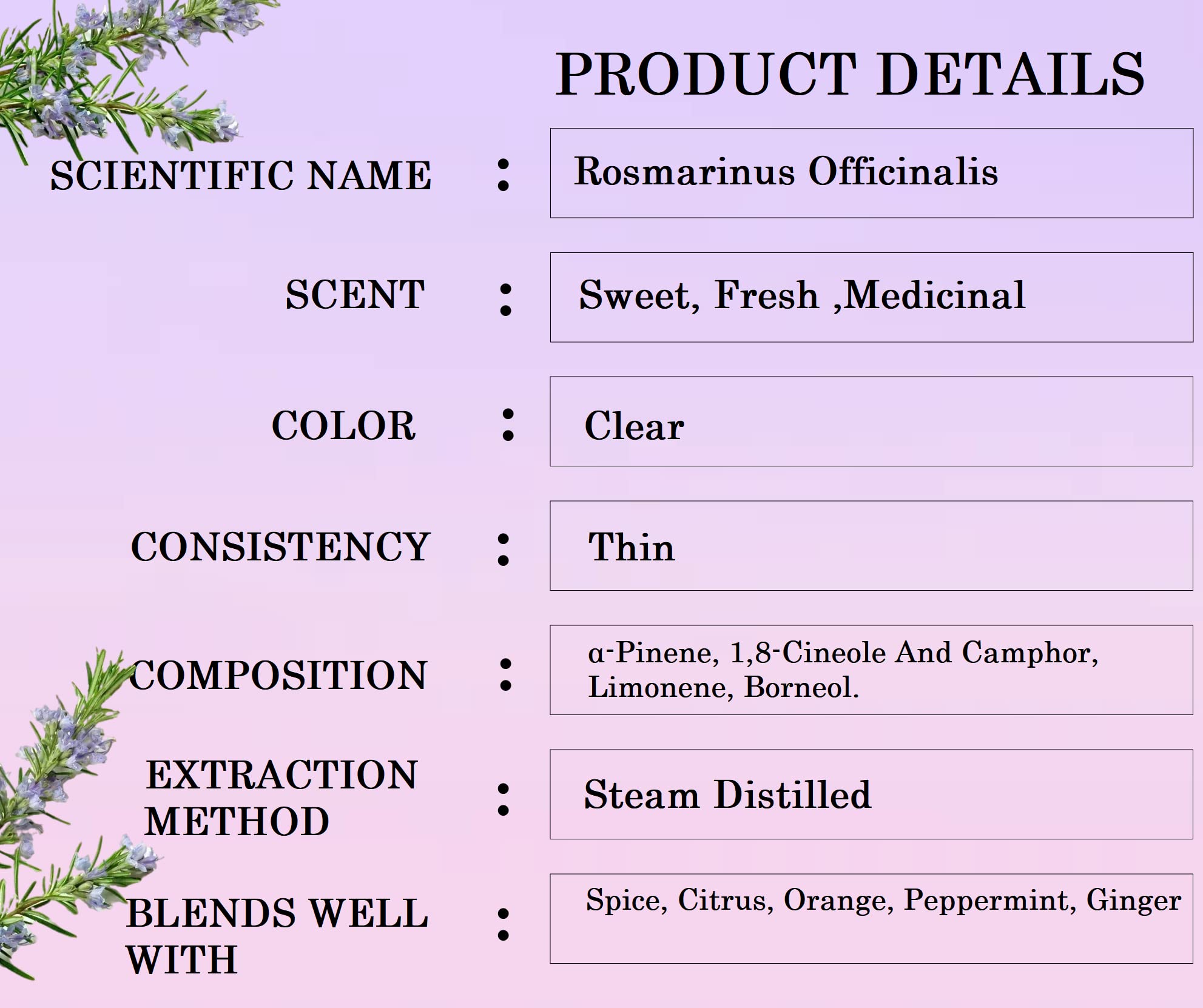 LA'BANGERRY 100% Pure Rosemary Essential Oil for Hair Growth & Scalp Care - Strengthens, Moisturizes & Nourishes Hair & Skin - 7oz (200g) - Perfect for DIY Hair Treatments, Massage & Aromatherapy