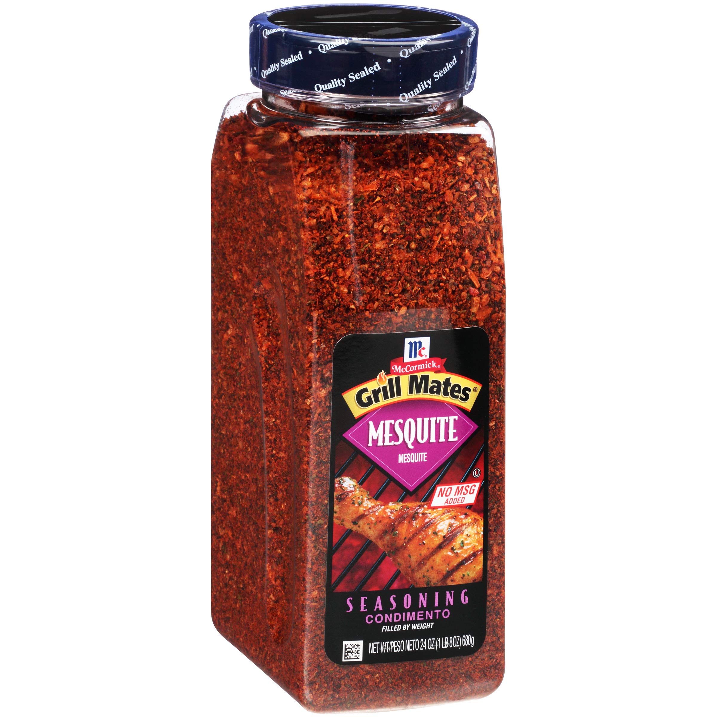 McCormick Grill Mates Mesquite Seasoning 24 oz & Smokehouse Maple Seasoning 28 oz - Premium BBQ Spices for Grilling, Smoking, and Roasting Meat, Chicken, and Vegetables