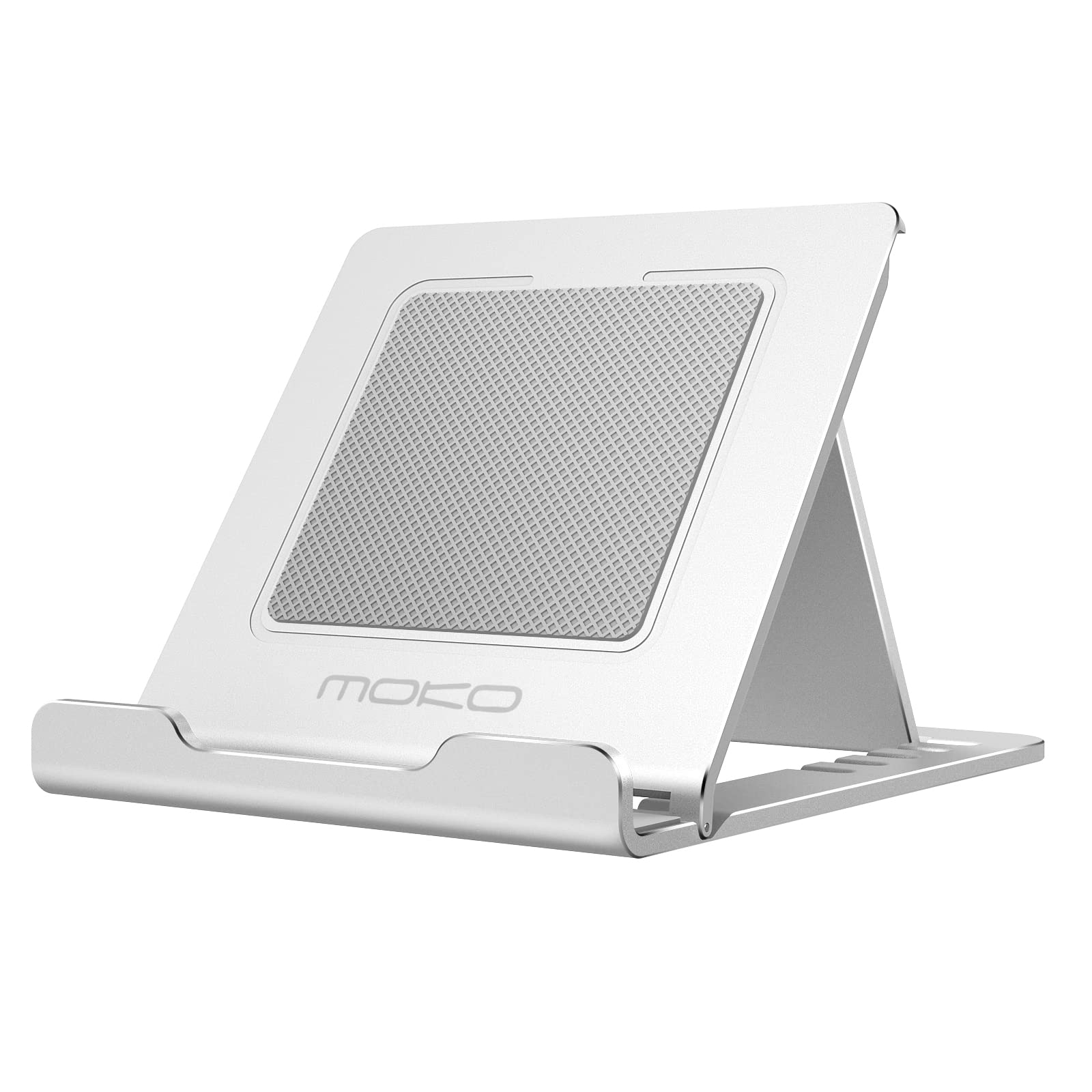 MoKo Aluminum Foldable Phone & Tablet Stand - Adjustable Desktop Holder for 4-12.9
