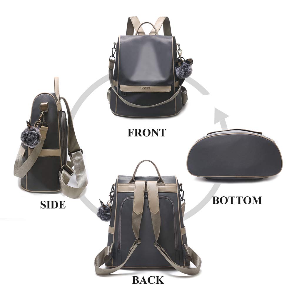 Anti-Theft Women's Backpack Purse - Lightweight Shoulder Bag Satchel Handbag for Travel, Work, School & Shopping - Stylish & Secure Everyday Carry