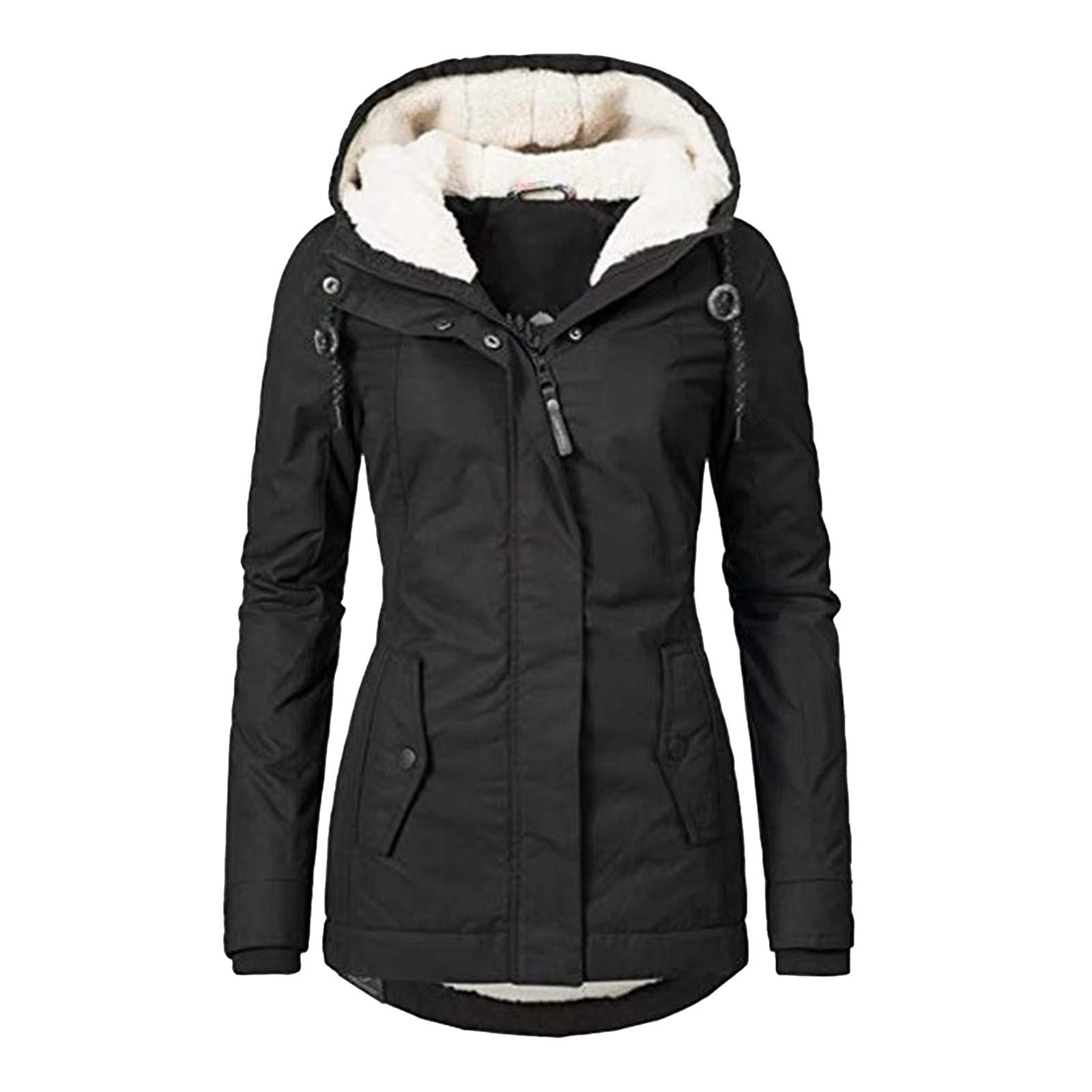 Women's Winter Slim Coat - Thick Warm Overcoat for Casual Fashion | Perfect for Office, Travel & Outdoor Activities