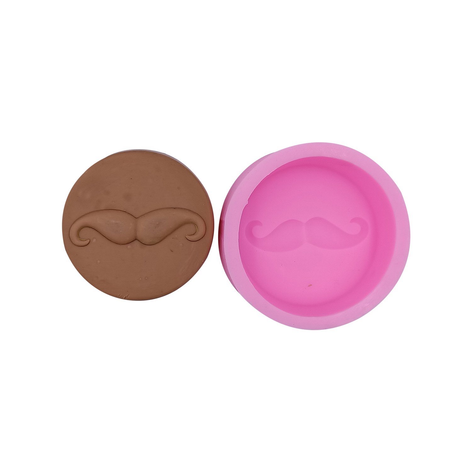 Mustache Silicone Molds for Soap & Candle Making - DIY Craft Molds for Handmade Gifts, Bath Bombs, and Home Decor Projects