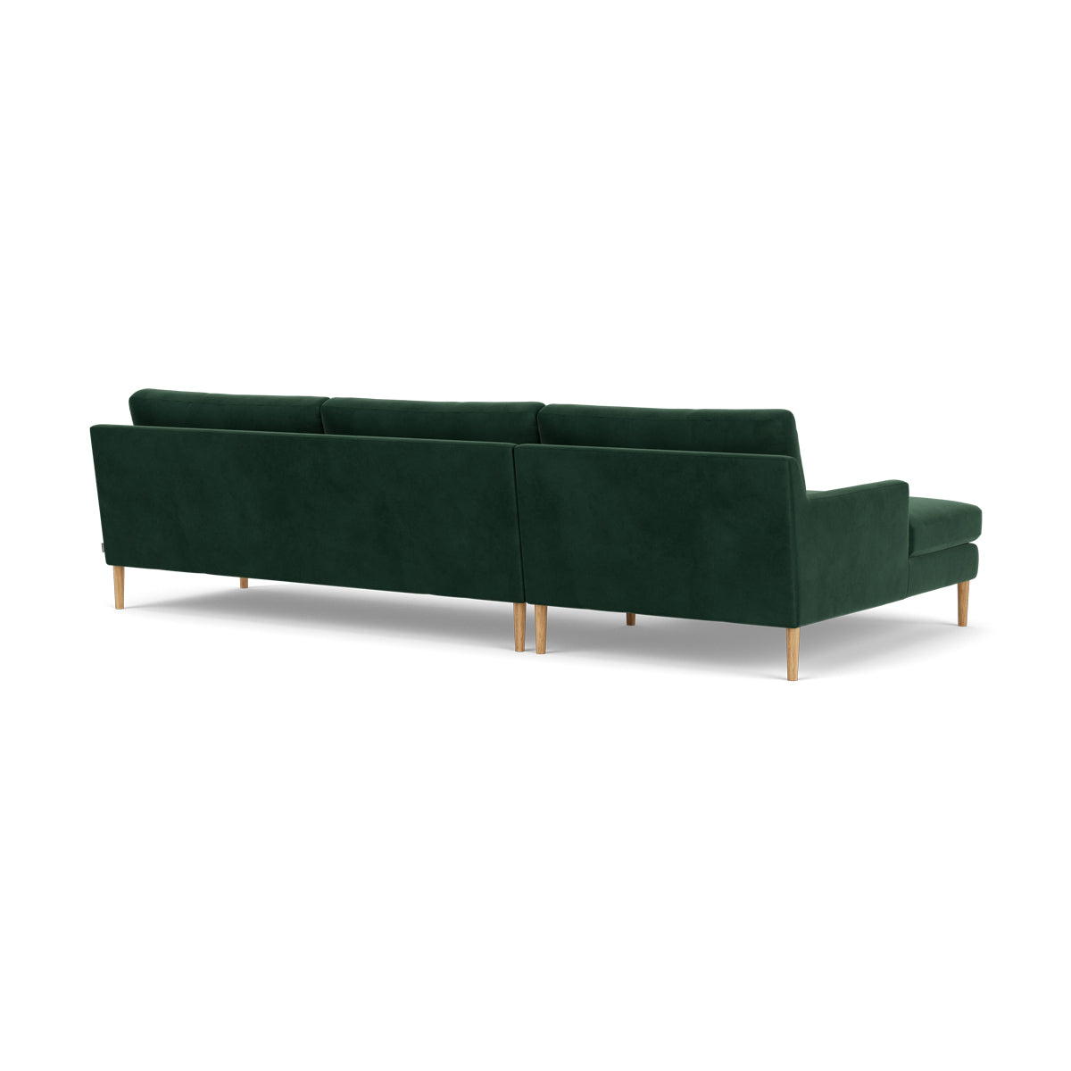 Astha Velvet Left Chaise Sofa - Luxurious Modern Sectional Couch for Living Room, Lounge & Home Theater | Soft Velvet Upholstery, Comfortable Seating, Stylish Home Decor