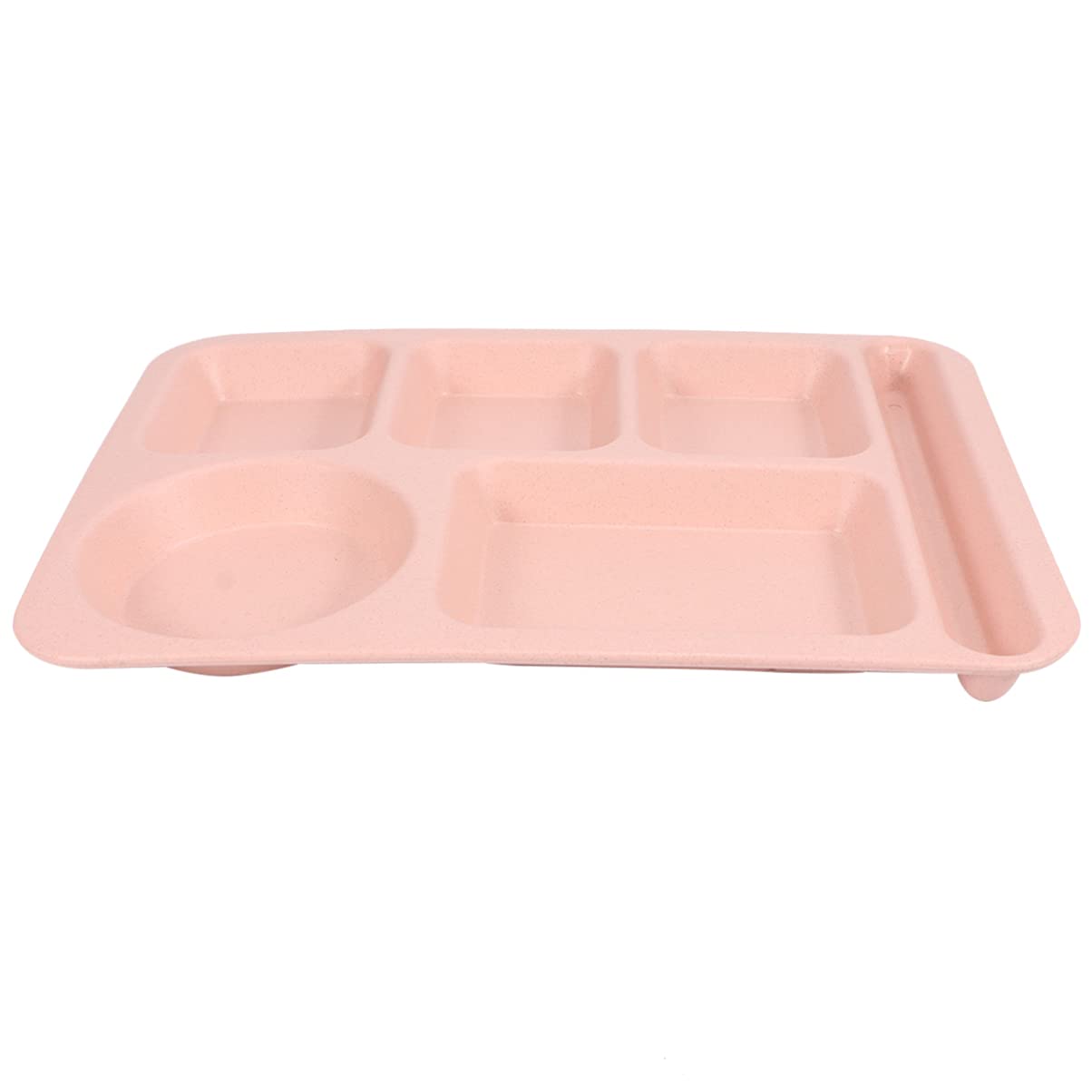 Cabilock 12-Piece Divided Snack Serving Tray Set - BPA-Free Wheat Straw Food Containers for Picnic, Appetizers, Lunch & Dinner | Reusable Eco-Friendly Plates for Home, School & Outdoor Dining