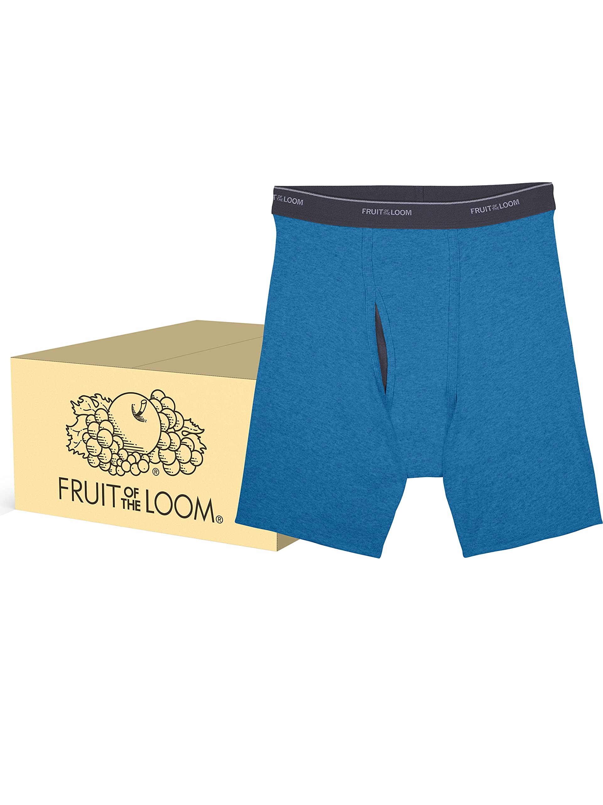 Fruit of the Loom Men's Coolzone Moisture-Wicking Boxer Briefs 6-Pack (144 Total) - Breathable Underwear for Workout, Sports & Everyday Comfort