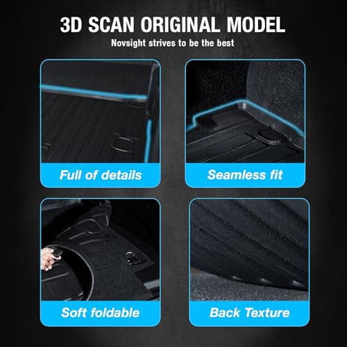 2022-2023 Toyota Venza (Non-Hybrid) Custom Fit All-Weather Floor Mats - Heavy Duty TPE Liners for Car Interior Protection - Perfect for Daily Commute, Road Trips and Winter Driving