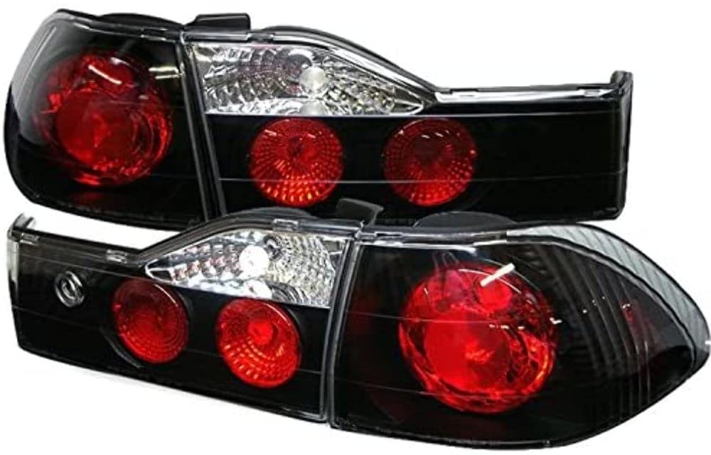 Spyder Auto 5003959 Euro Style LED Tail Lights - Black/Clear Smoke Lens - Compatible with [Vehicle Model] - Enhance Style & Visibility for Night Driving
