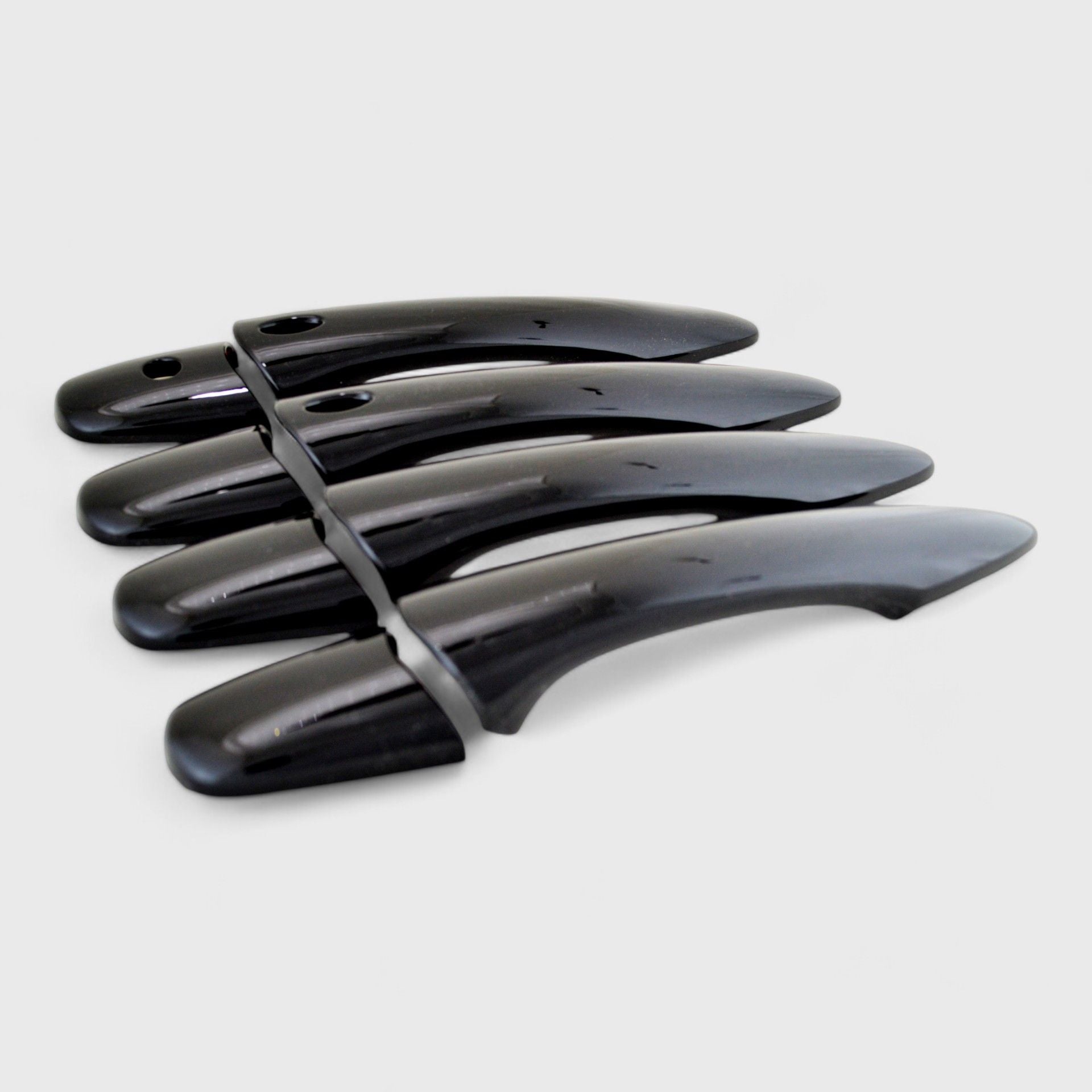 Gloss Black Chrome Delete Door Handle Cover with Smart Key - DH6311BLK | Upgrade Your Car's Exterior Style for a Sleek, Modern Look | Perfect for Sedans, SUVs, and Trucks