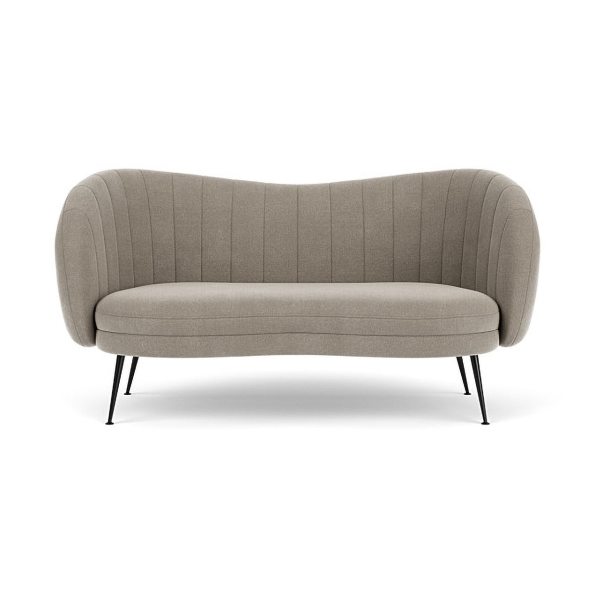 Premium Flora Fabric 2-Seater Sofa - Modern Living Room Furniture for Small Spaces | Comfortable Loveseat for Apartments, Dorms & Cozy Homes