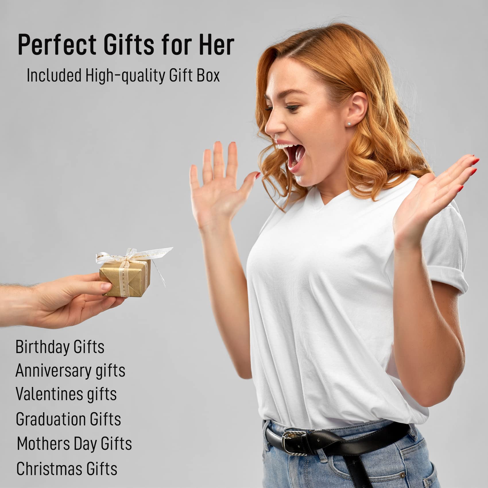 **Elegant Gold Bracelets for Women - Cubic Zirconia & Stainless Steel Friendship Love Bangle - Perfect Birthday Gift & Stocking Stuffer for Her - Ideal for Parties, Weddings & Everyday Wear**