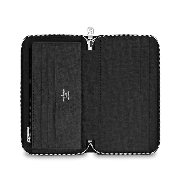 Louis Vuitton Zippy Organizer Wallet in Epi Leather - Black | Luxury Compact Card Holder for Everyday Use & Travel Essentials