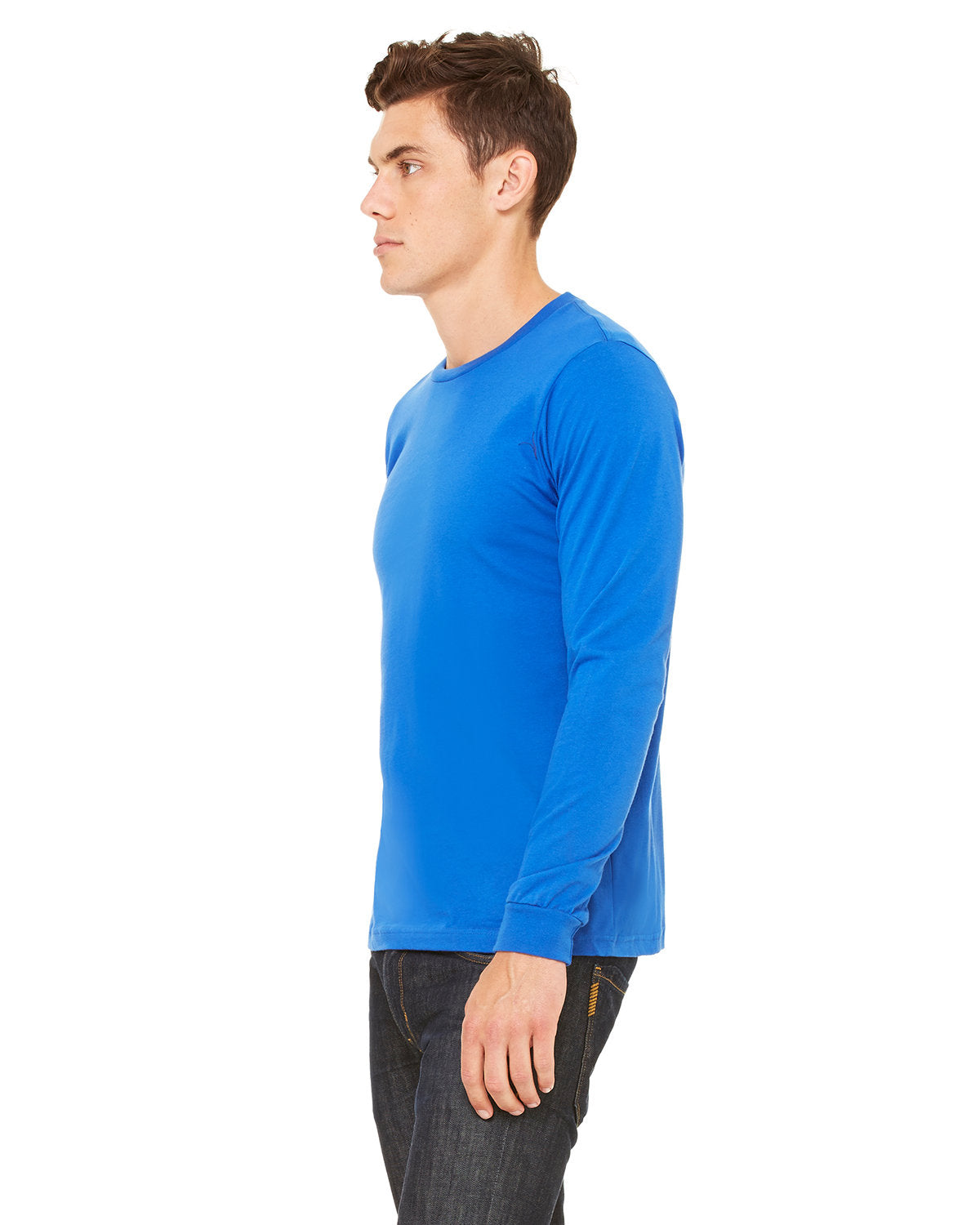 Bella + Canvas 3501 Unisex Jersey Long Sleeve T-Shirt - Soft Cotton Crewneck Tee for Men & Women - Perfect for Casual Wear, Layering & Everyday Comfort