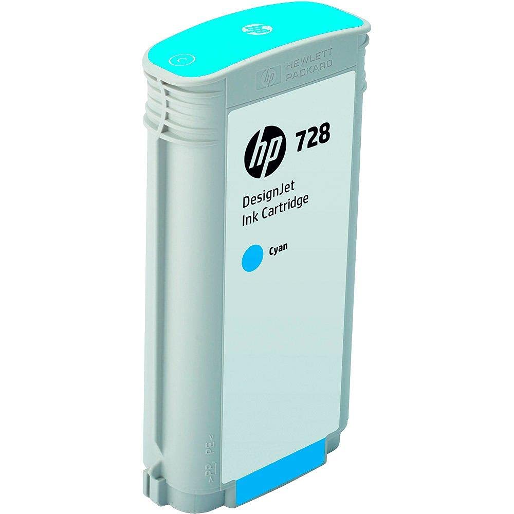 Original HP 728 F9K17A Cyan 300ml High Capacity Ink Cartridge - Genuine HP Ink for DesignJet T730/T830 Large Format Plotters & 729 Printheads - Ideal for CAD, Engineering & Architectural Printing