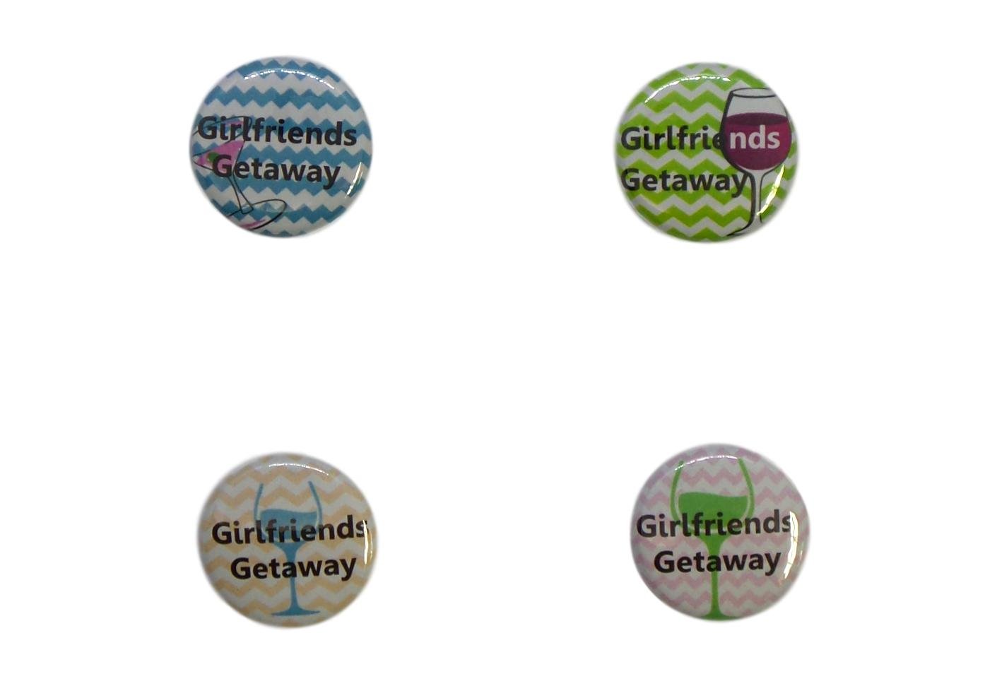 Tipsy Tags Magnetic Drink Charms - Reusable Wine Glass Markers for Parties, Weddings & Events - Prevent Mix-Ups at Social Gatherings