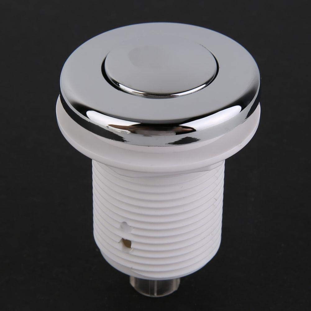 Waterproof Air Pressure Switch with Push Button Bleeder Valve - 28mm Mounting Hole for Air Compressors, Garbage Disposals, Jacuzzis & Kids Toys | Ideal for Home Appliances, Spa Equipment & Children's Play Areas