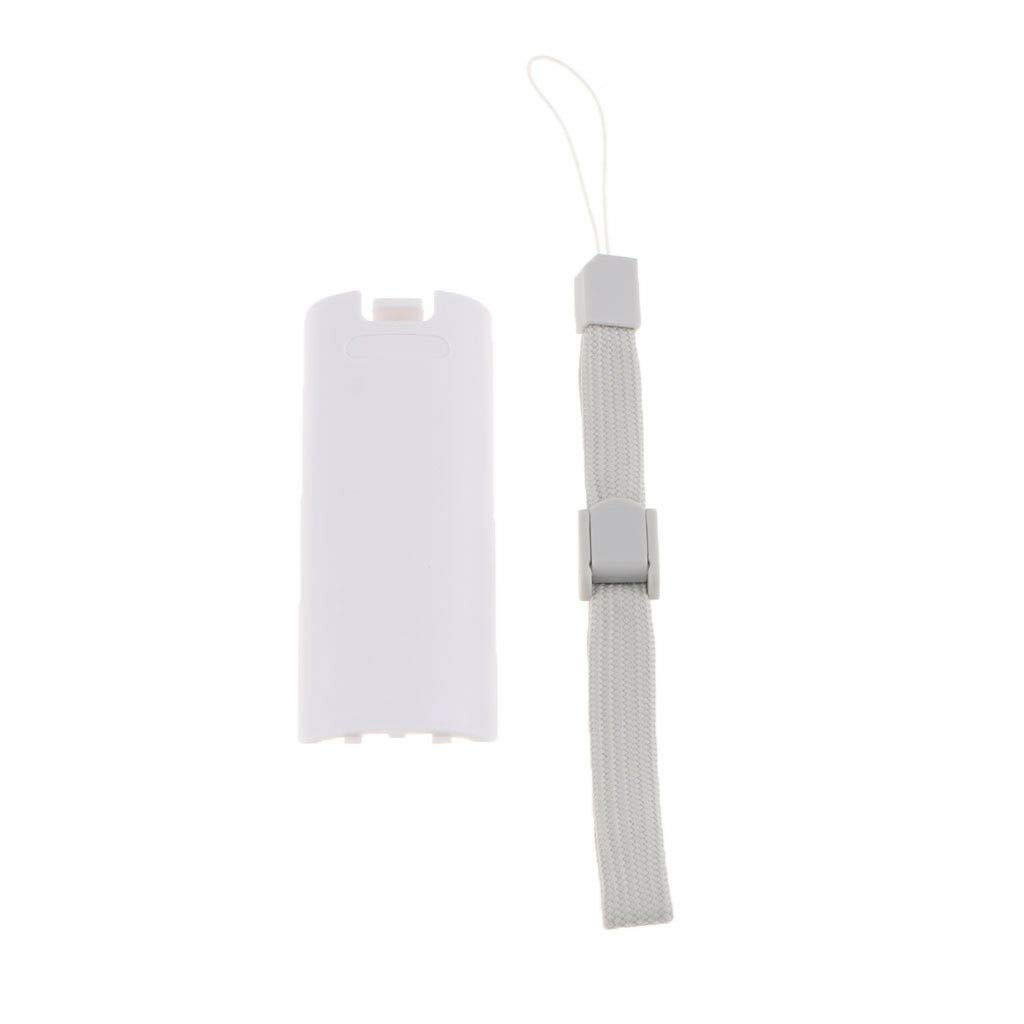 Original: Battery Door Lid Cover Back Cover Pack Case Shell + Hand Strap Lanyard for Wii Remote Controller Replacement (White)   Optimized: Replacement Battery Door Cover & Hand Strap for Wii Remote Controller - White | Durable Back Case & Lanyard Set for Nintendo Wii Gaming Accessories | Perfect for Home Entertainment & Multiplayer Gaming