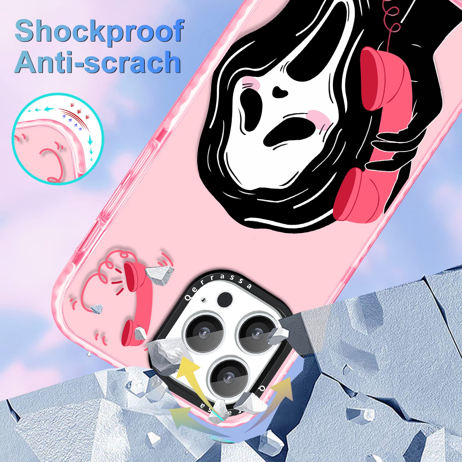 Pink Skull iPhone 11 Pro Max Case - Cute Cartoon Kawaii Soft TPU Phone Cover for Girls & Boys - Fashion Protective Case with Funny Pattern - Perfect Gift for Teens, Kids & Anime Lovers - Ideal for School, Parties & Daily Use