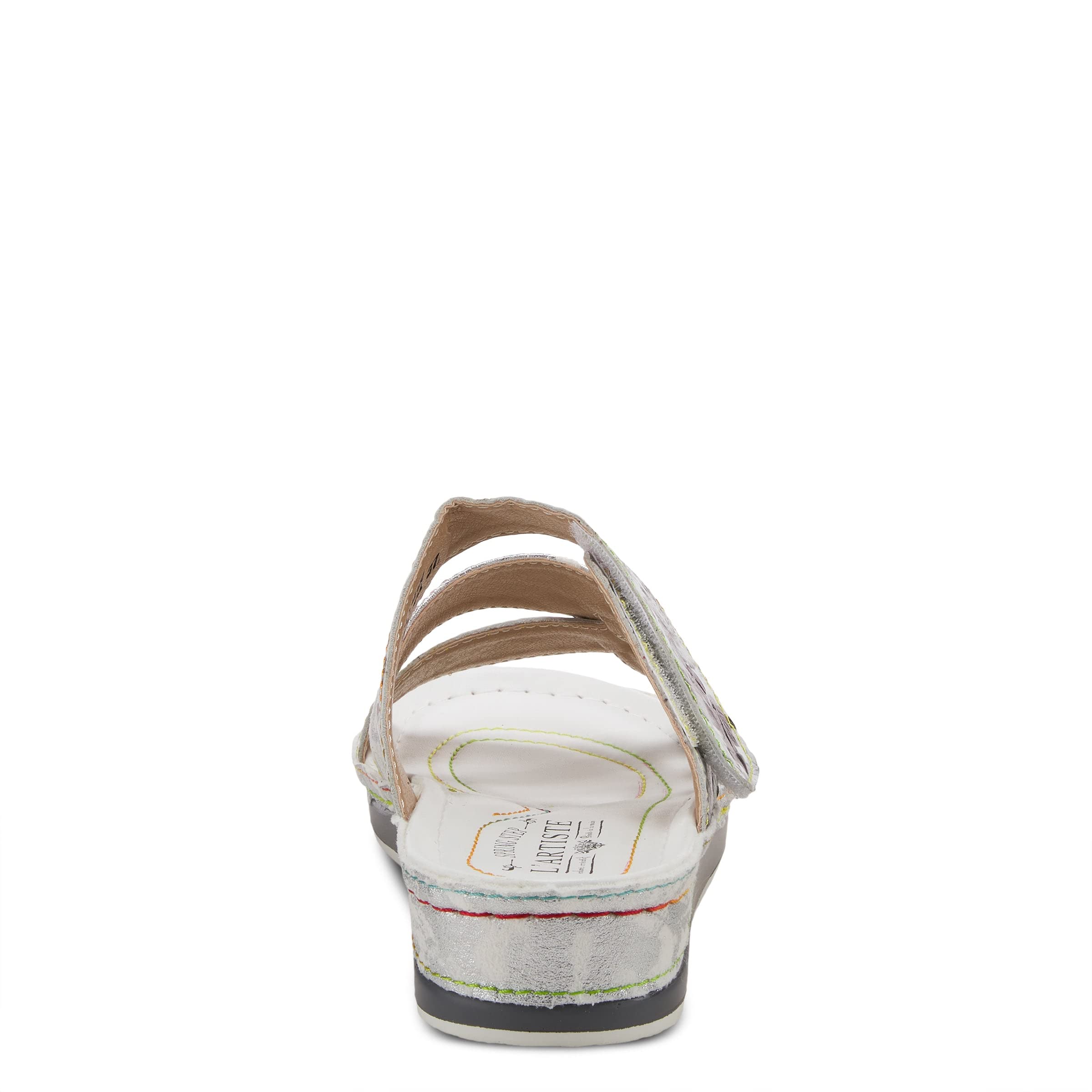 Spring Step L'Artiste Women's Caiman Slide Sandals - Comfortable Leather Slide Sandals for Women, Casual Summer Slides for Beach, Pool & Home Wear
