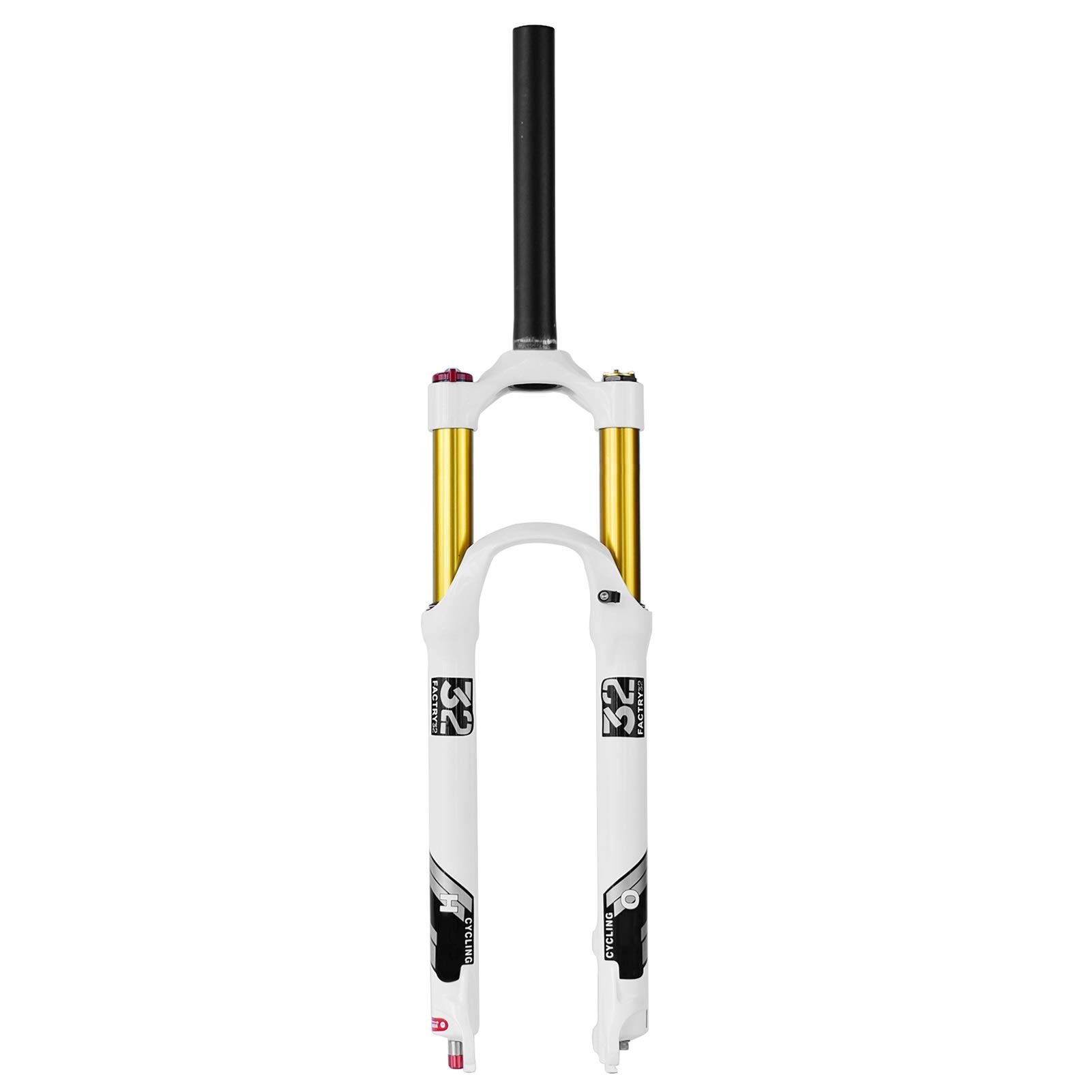 140mm Travel Air Suspension Fork for Mountain Bike - Lightweight Alloy 1-1/8