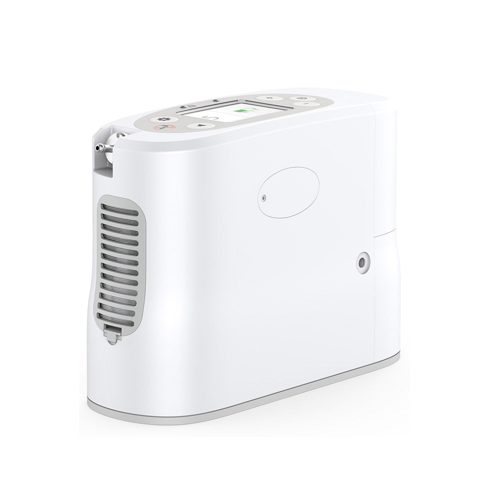 Rhythm P2 Portable Oxygen Concentrator - Lightweight & Quiet Oxygen Therapy Device for Travel & Home Use | Open Box Condition