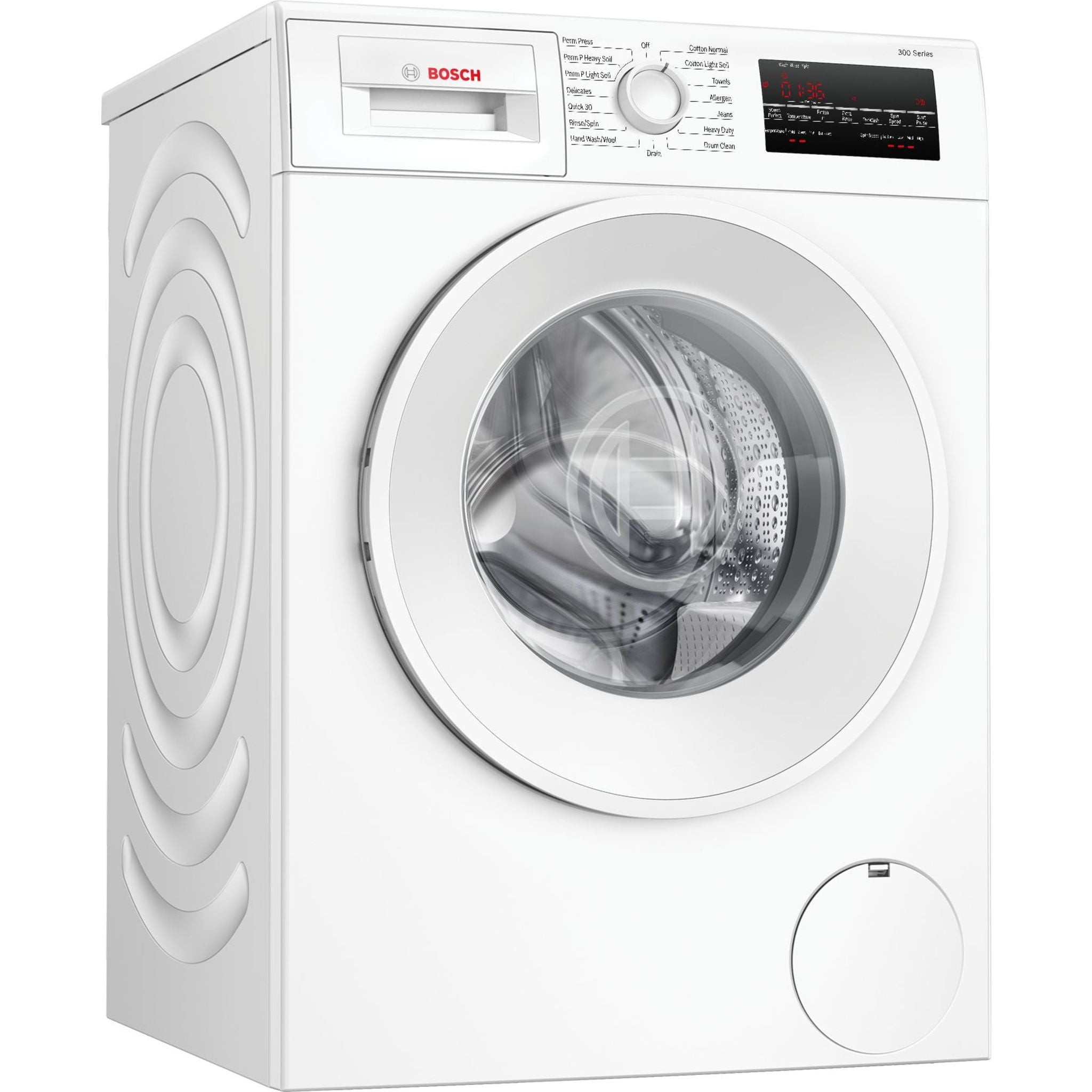 Bosch WGA14400UC Front Load Washing Machine - Energy Efficient, White - Perfect for Laundry Rooms & Small Spaces