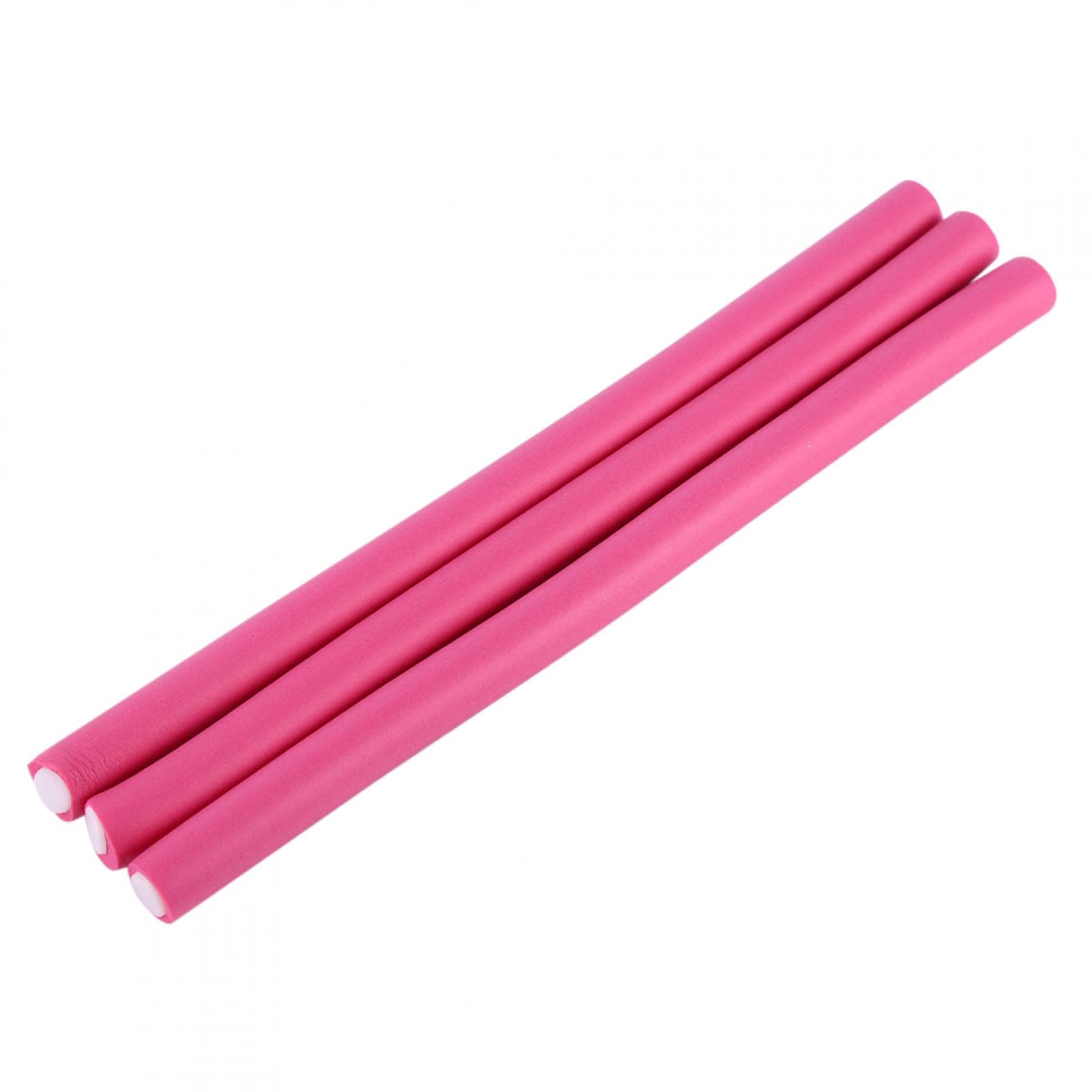 EXCLUZO Soft Hair Rollers for Curly Hair - DIY Bendy Sponge Foam Curlers - Travel & Home Use for Beach Waves & Overnight Styling