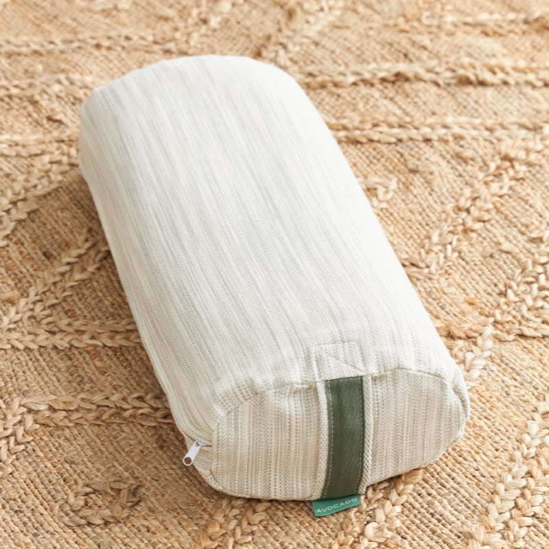 Organic Yoga Bolster Pillow for Meditation & Support - Premium Cushion for Yoga, Pilates, Pregnancy & Relaxation at Home or Studio