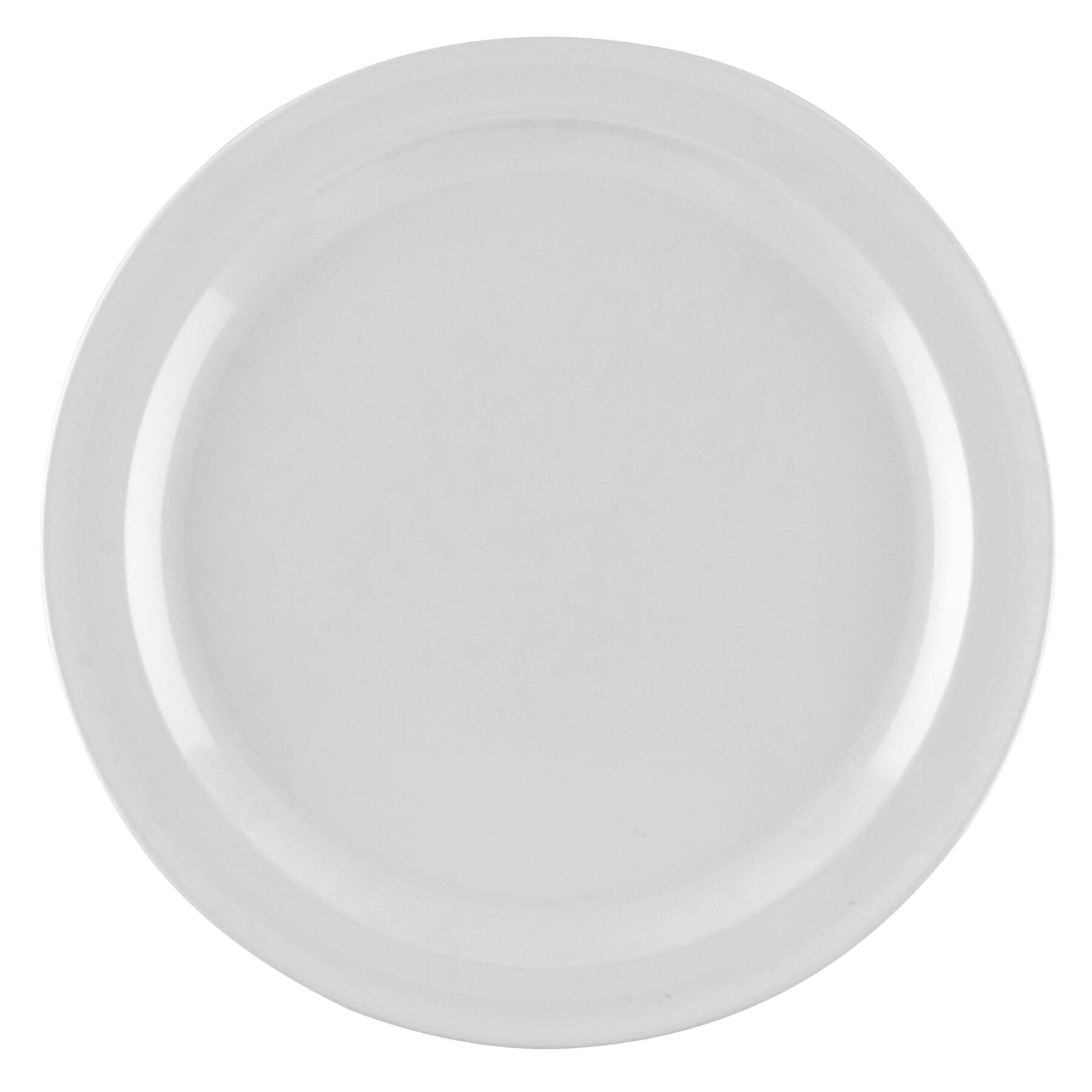 Premium Melamine Dinner Plates 9 Inch - 12-Pack White Round Plates (DP-509-W) for Outdoor Dining, Picnics & Party Serving - Durable & Lightweight Dishware