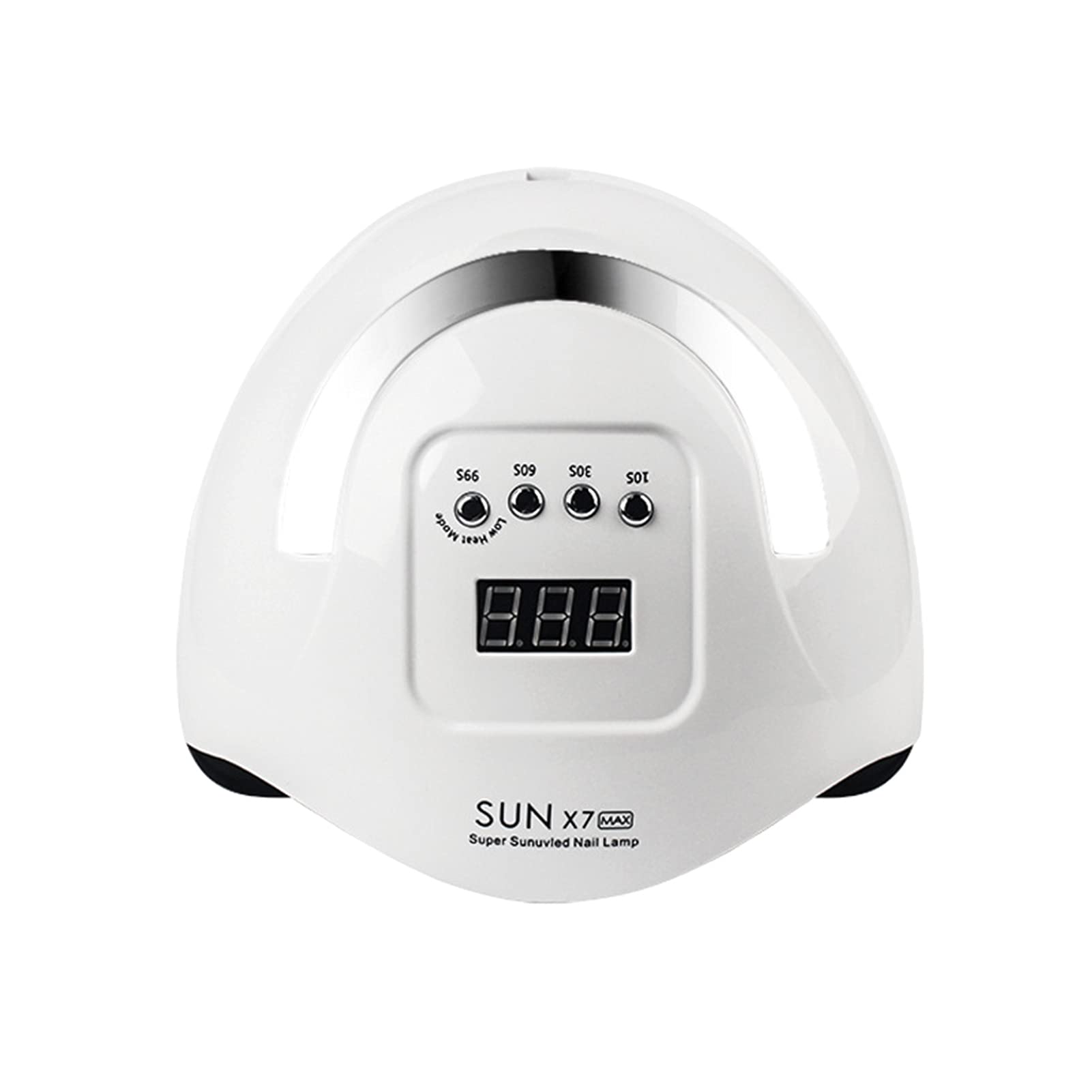 Ubersweet® 180W UV LED Nail Lamp with 57 LED Beads - 4 Timer Settings, Foldable Handle & Auto Sensor - Professional Nail Dryer for Gel Polish Curing - Perfect for Home Salon & DIY Manicures