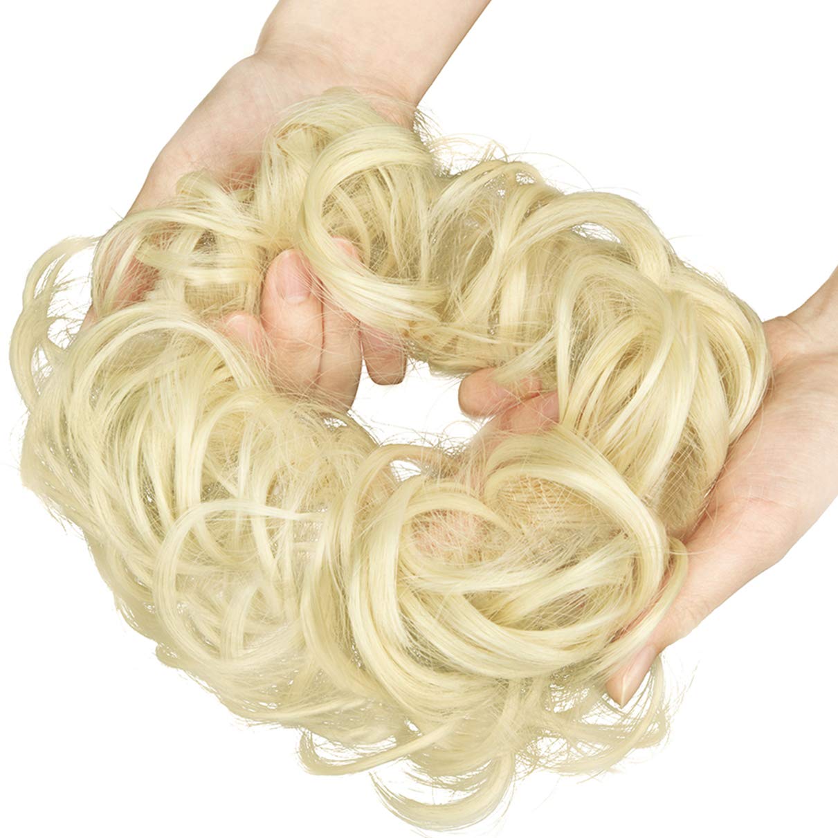 Messy Bun Hair Extensions - Clip-in Chignon Hairpiece for Updo & Ponytail | Perfect for Weddings, Parties & Everyday Styling