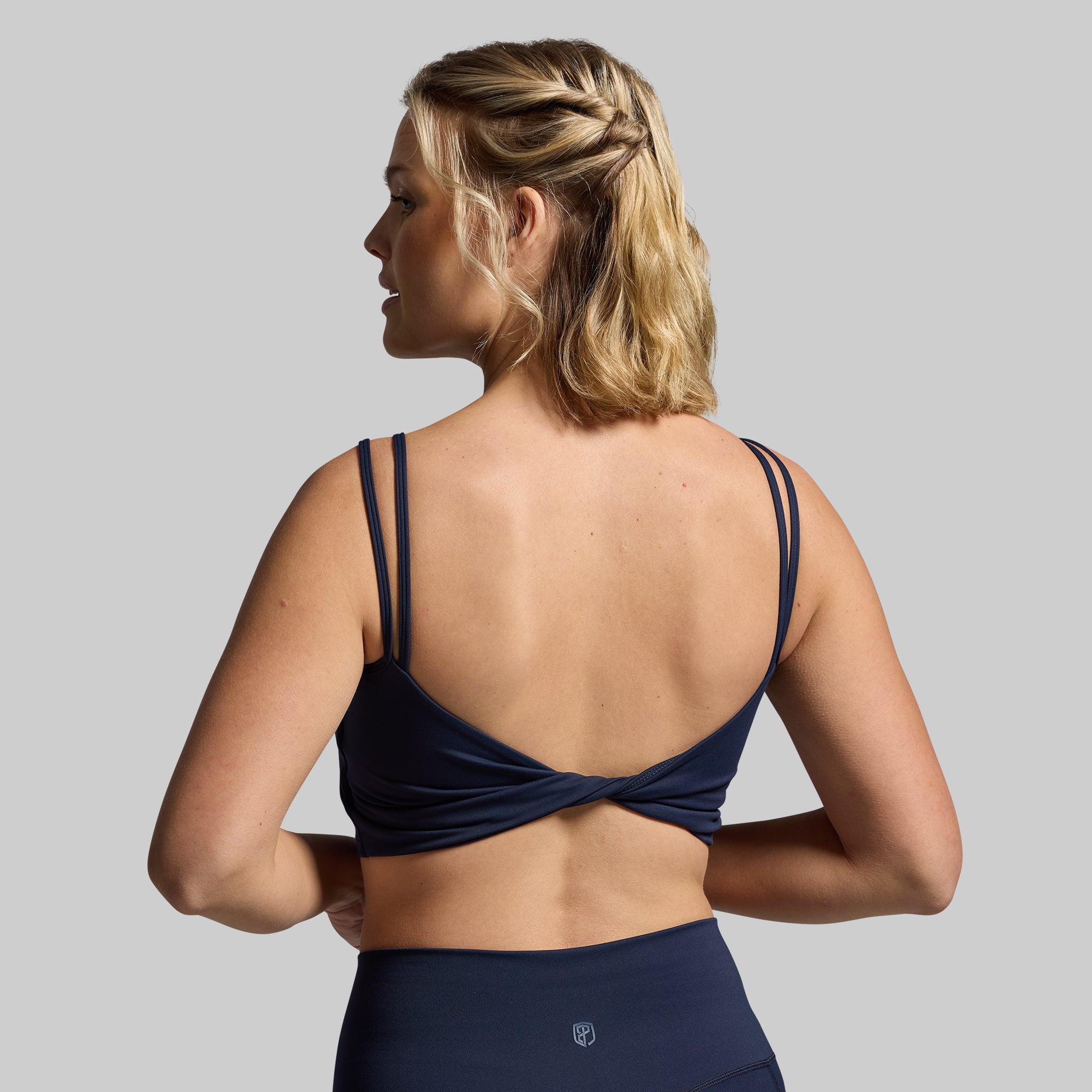 Tempo Biker Short Set (BP Navy) - High Waist Workout Shorts for Women | Yoga, Cycling & Gym | Moisture-Wicking & Breathable Activewear