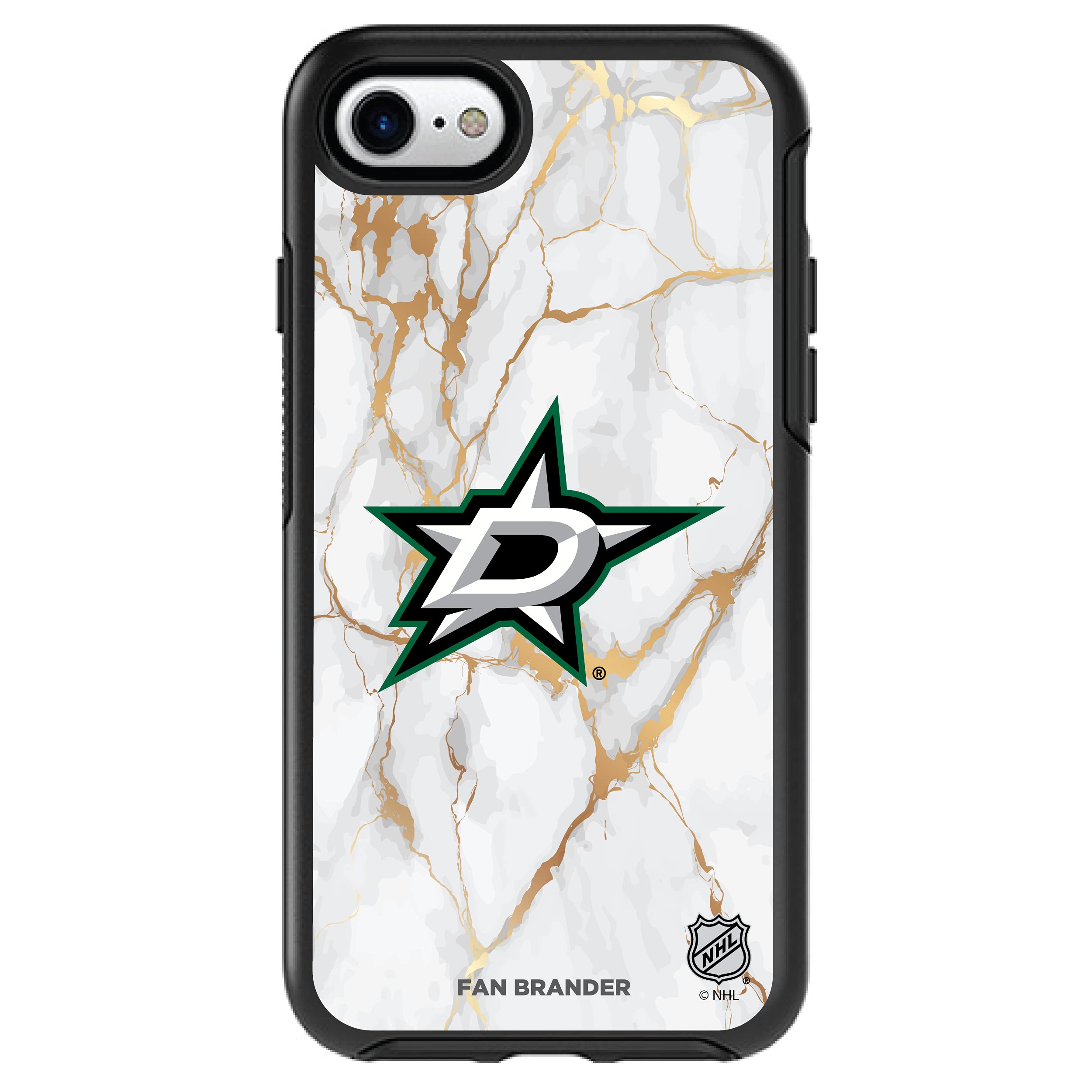 NHL OtterBox Symmetry iPhone Case - White Marble Design for Apple iPhone | Perfect for Sports Fans