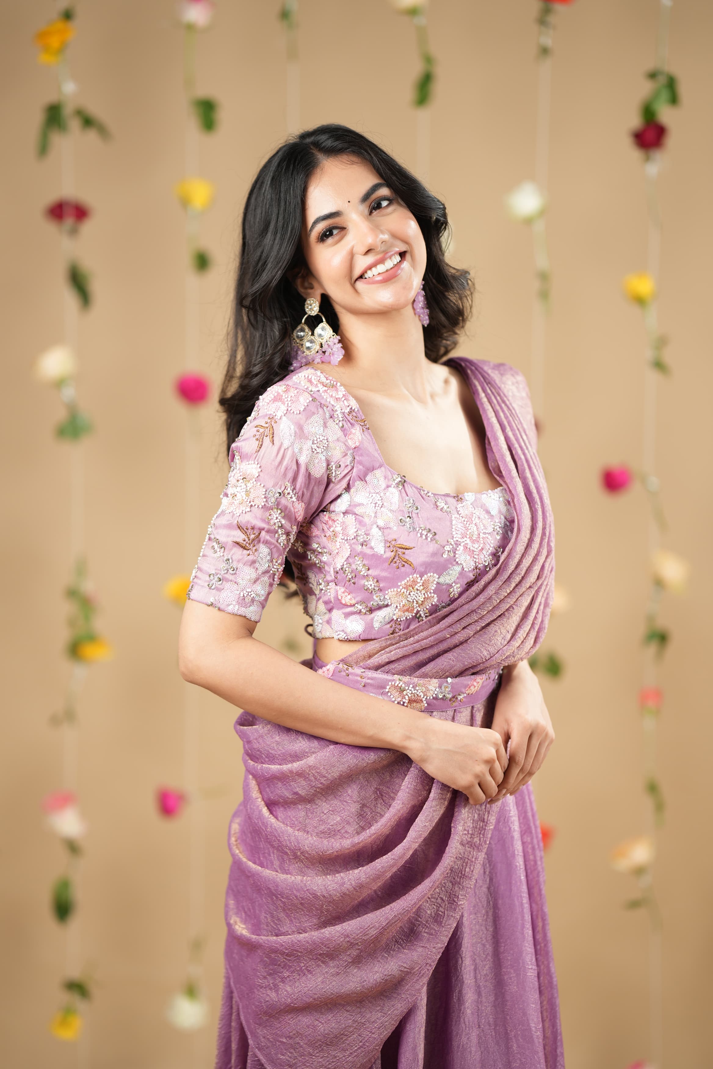 Luxra Premium Designer Drape Wear DD702 - Elegant & Stylish Home Decor for Living Room, Bedroom & Wedding Events