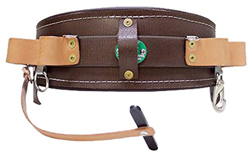 Buckingham 1902-18 Semi-Float Leather Tool Belt for Construction Work - Durable Brown Work Belt for Carpenters, Electricians & Contractors - Perfect for Job Sites & DIY Projects