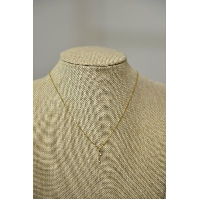A Tale of Elegance and Personalization: The Golden Initial Necklace