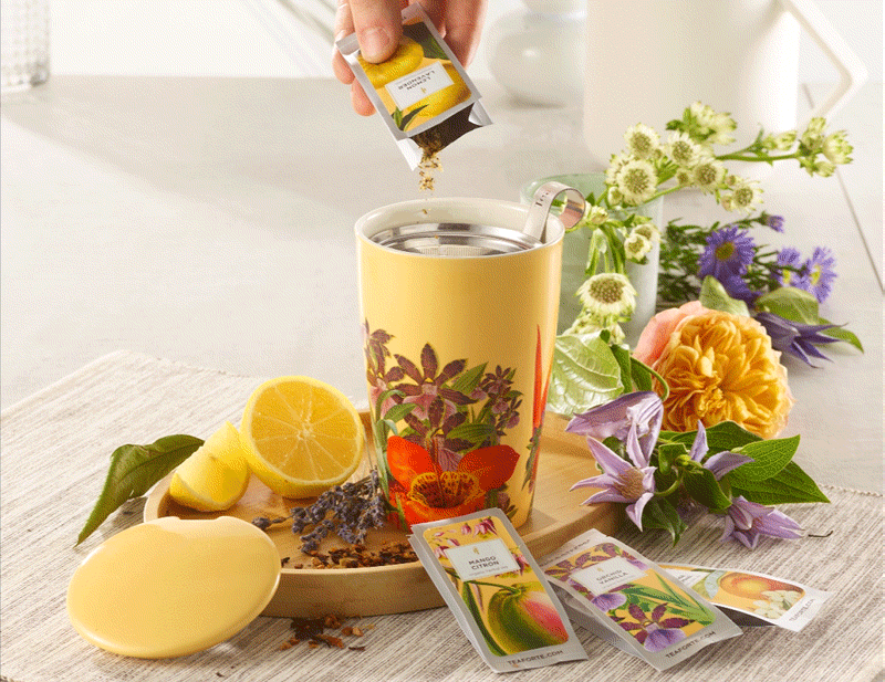 KATI® Premium Loose Leaf Tea Infuser & Steeping Cup - Perfect for Green Tea, Herbal Tea, and Iced Tea Brewing at Home or Office