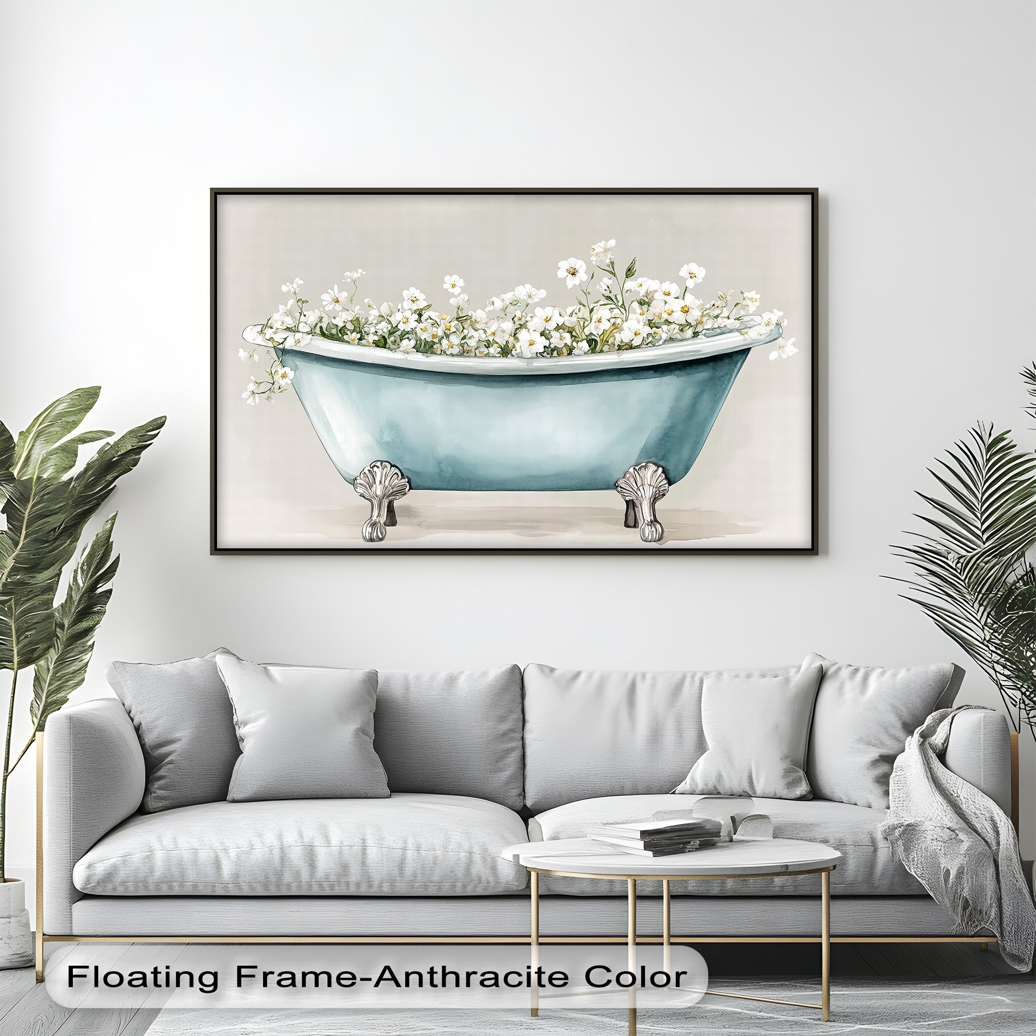 Blooming Bath - Soft Baby Bath Tub with White Flower Design, Gentle & Safe for Newborns | Perfect for Infant Bath Time, Nursery Decor & Baby Shower Gifts