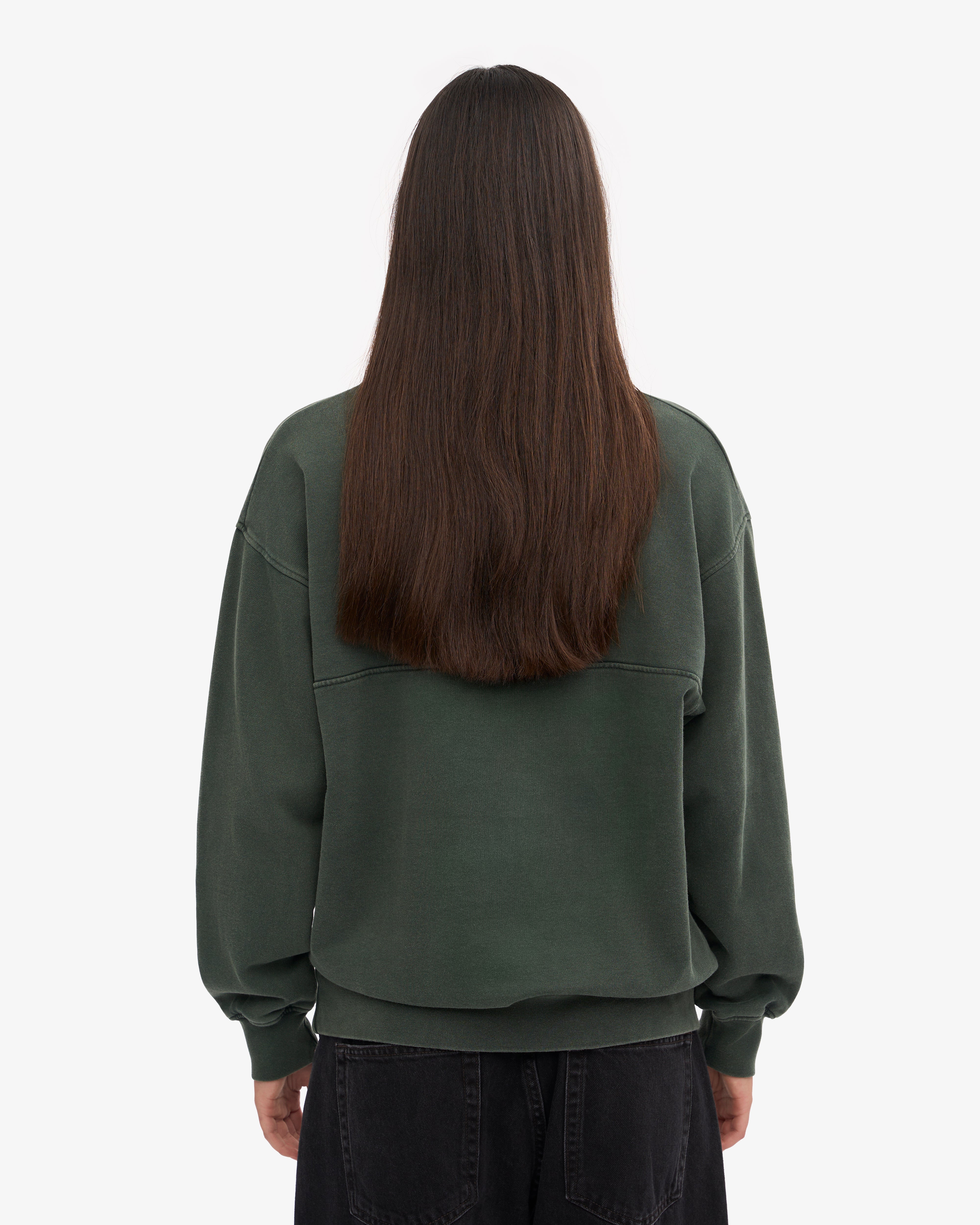 Organic Quarter Zip Sweatshirt for Men - Soft & Comfortable Midnight Forest Pullover | Perfect for Outdoor Activities & Casual Wear