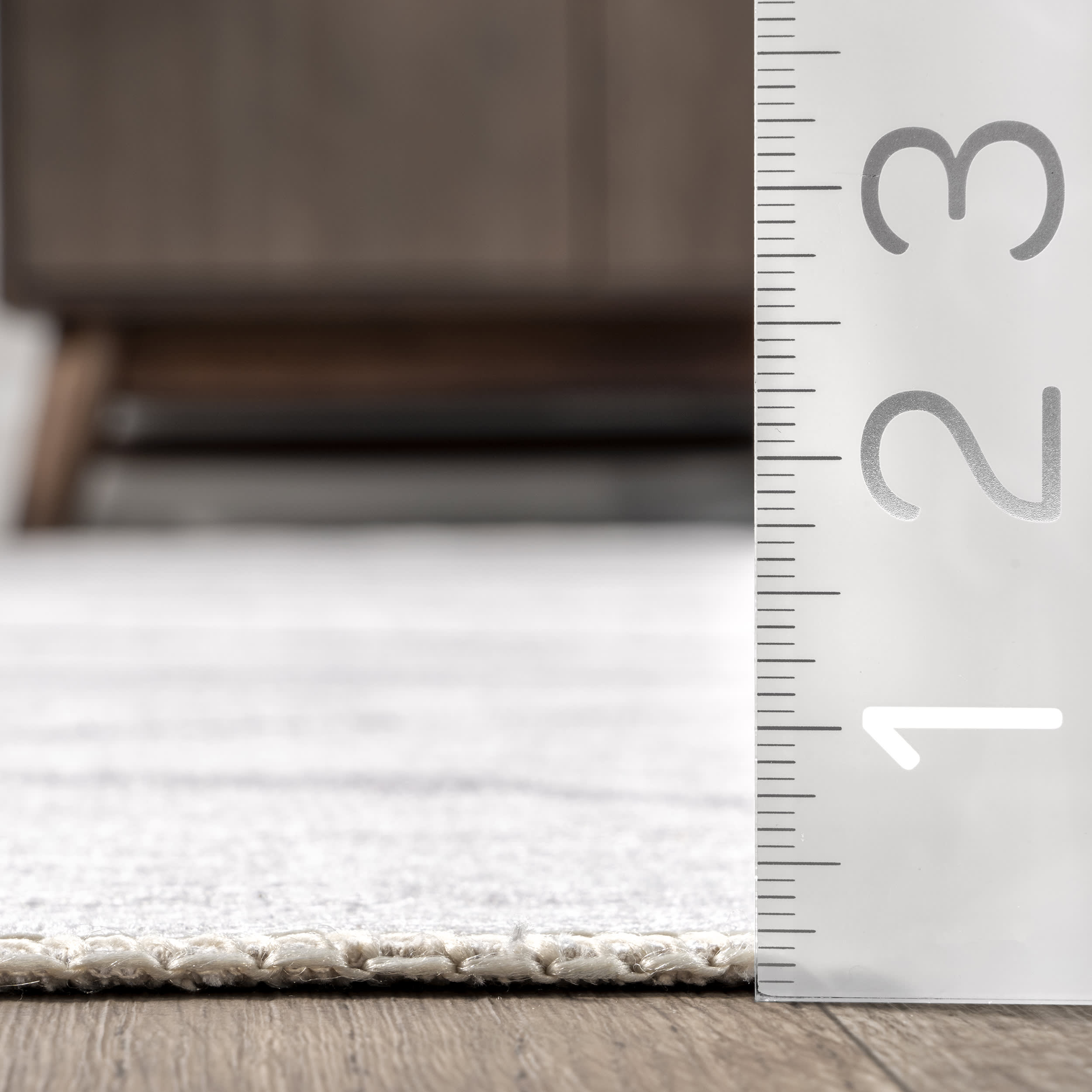 Claudetta Reversible Washable Rug - Soft Non-Slip Area Rug for Living Room, Bedroom, Nursery | Beige & Blue Modern Boho Decor | Machine Washable Indoor Outdoor Rug