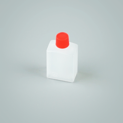 Bento Tek 15mL Clear Plastic Soy Sauce Bottles with Red Caps (1
