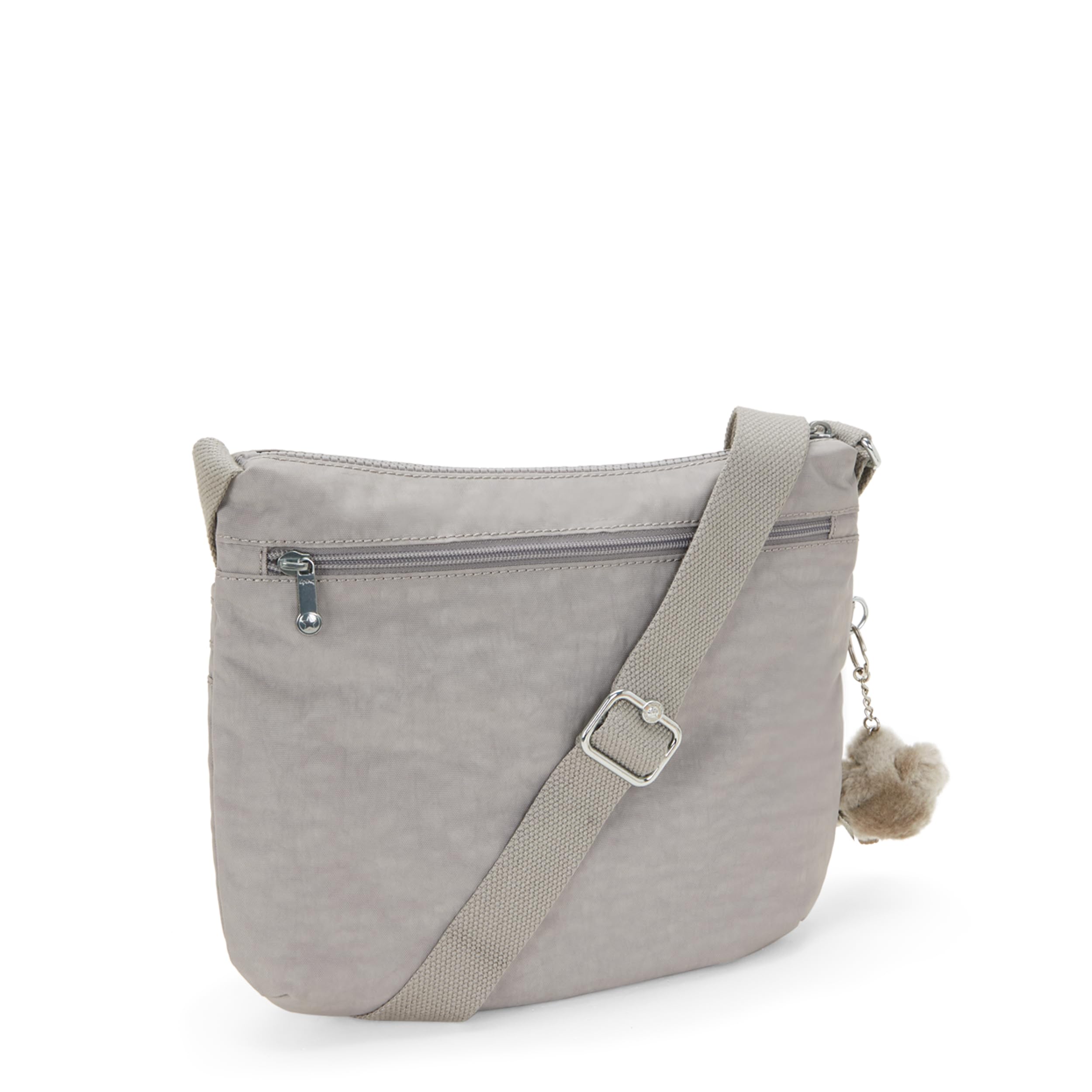 Kipling Cross-Body Bag for Women - Lightweight & Durable Charcoal Shoulder Purse - Perfect for Travel, Work & Everyday Use