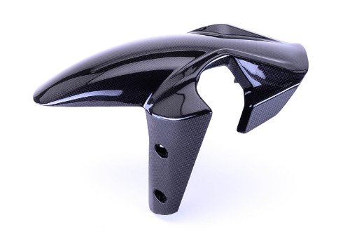 Bestem CBDU-MUL12-FFD Black Carbon Fiber Front Fender for Ducati Multistrada 1200 (2010-2013) | Lightweight Motorcycle Body Upgrade | Perfect for Street Riding & Performance Enhancement