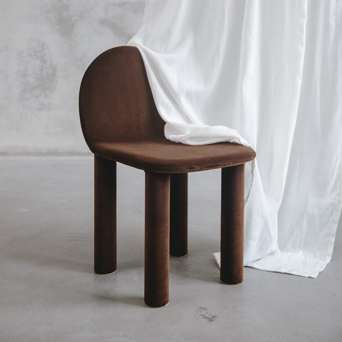 Modern Arch Dining Chair (Avalon) - Solid Wood Mid-Century Style Dining Room Chair for Kitchen, Breakfast Nook & Home Decor