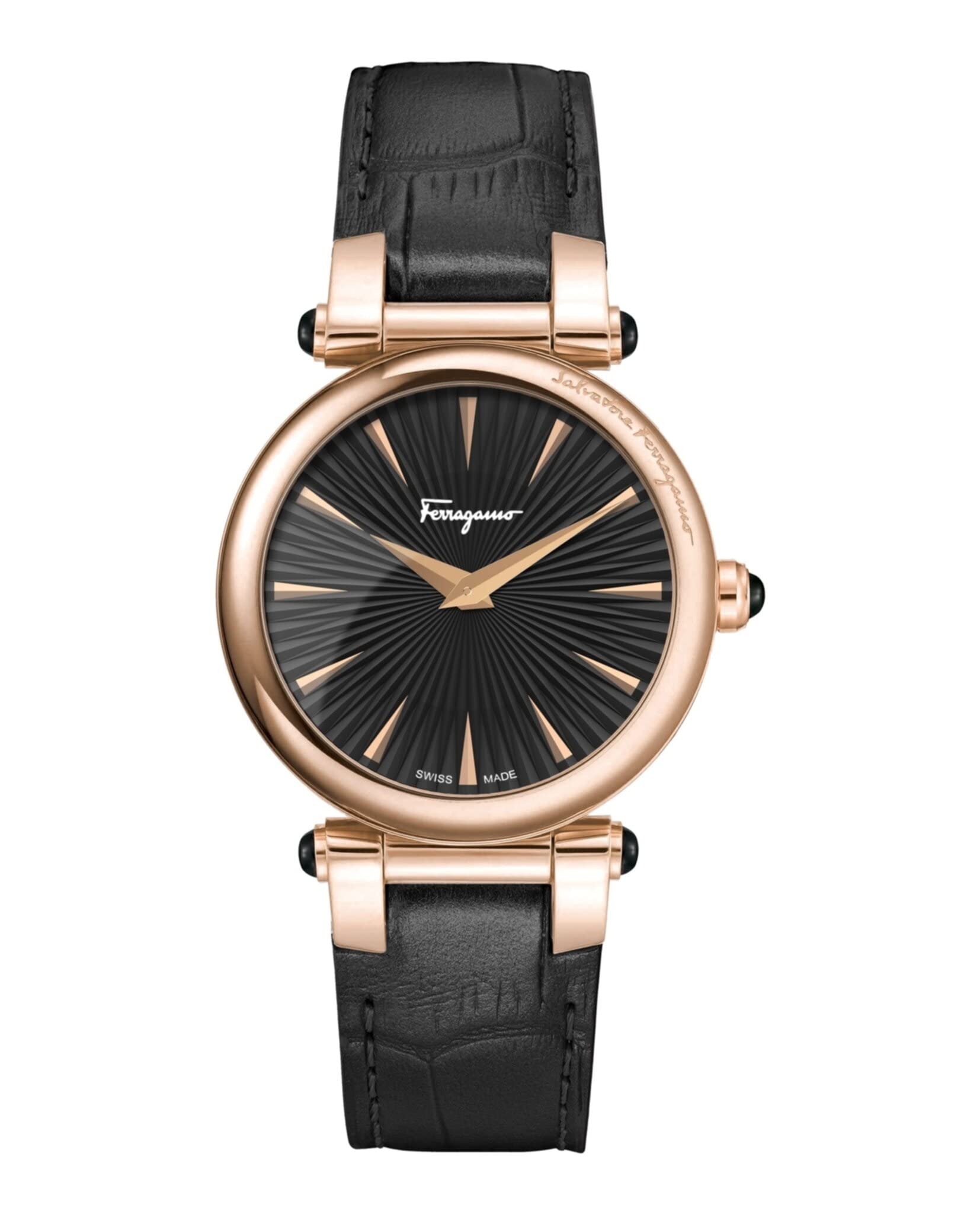 Ferragamo Women's Swiss Made Watch - Idillio Collection | Luxury Stainless Steel Analog Watch for Women, Perfect for Business, Parties & Everyday Wear