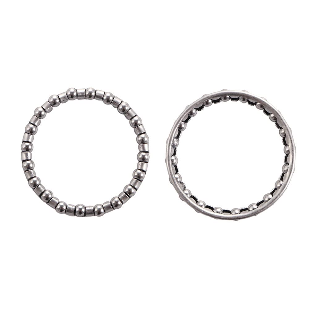 Premium Leadigol Bike Headset Bearings - Caged Ball Bearing Set for Front Fork & Frame - High Performance Cycling Headset Components for Road & Mountain Bikes - Perfect for Bike Maintenance, Upgrades & Racing