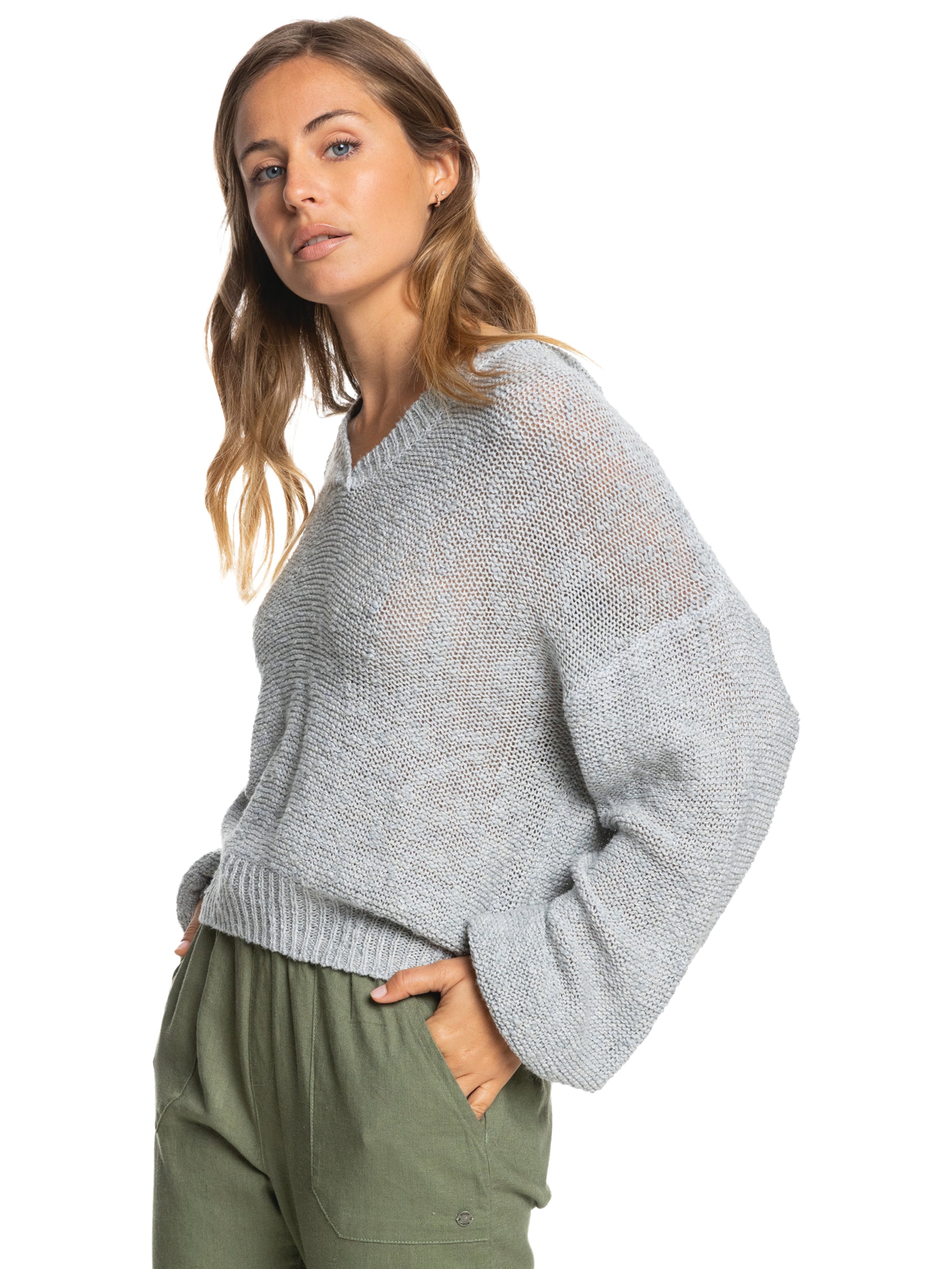 Women's Roxy Together Again Pullover Sweatshirt - Cozy Fleece Hoodie for Casual Wear, Outdoor Activities & Travel