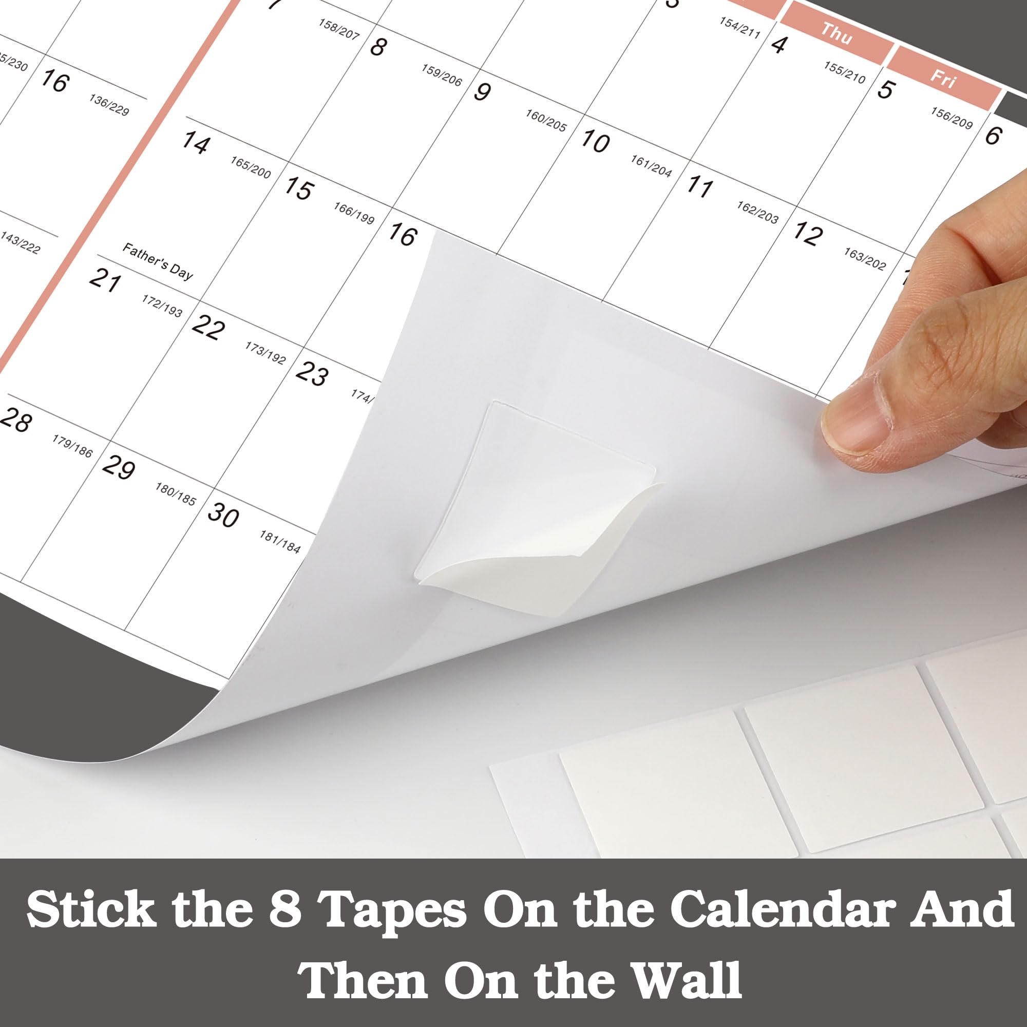 2025-2026 Yearly Wall Calendar & Planner - Large 34.7
