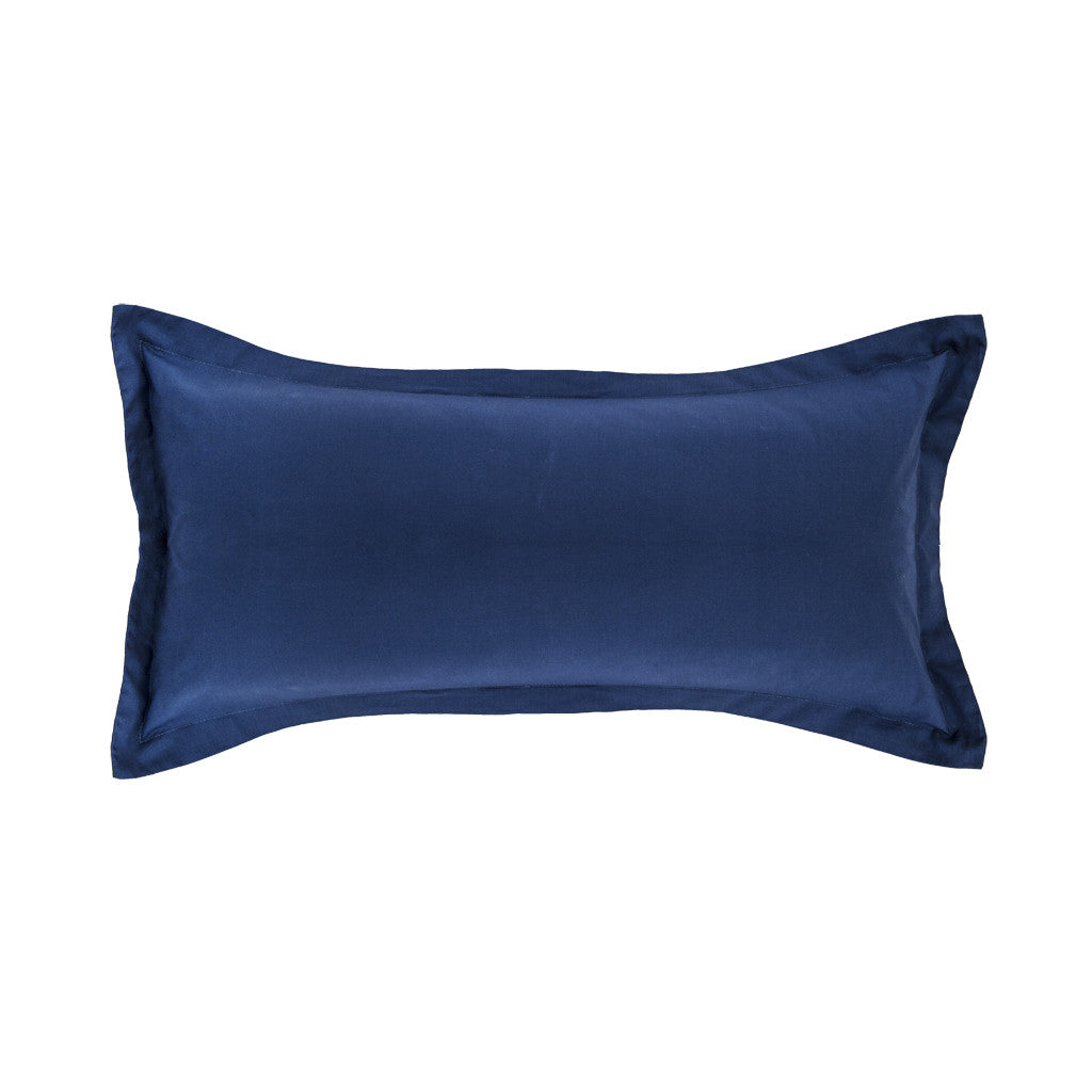 Monaco Blue Solid Linden Throw Pillow - Soft Decorative Cushion for Sofa, Bed & Living Room - Home Decor Accent Pillow for Comfort & Style