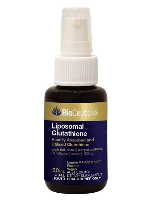 BioCeuticals Liposomal Glutathione Oral Liquid Supplement - Premium Antioxidant Support for Immune System & Detox - Perfect for Daily Wellness & Active Lifestyle
